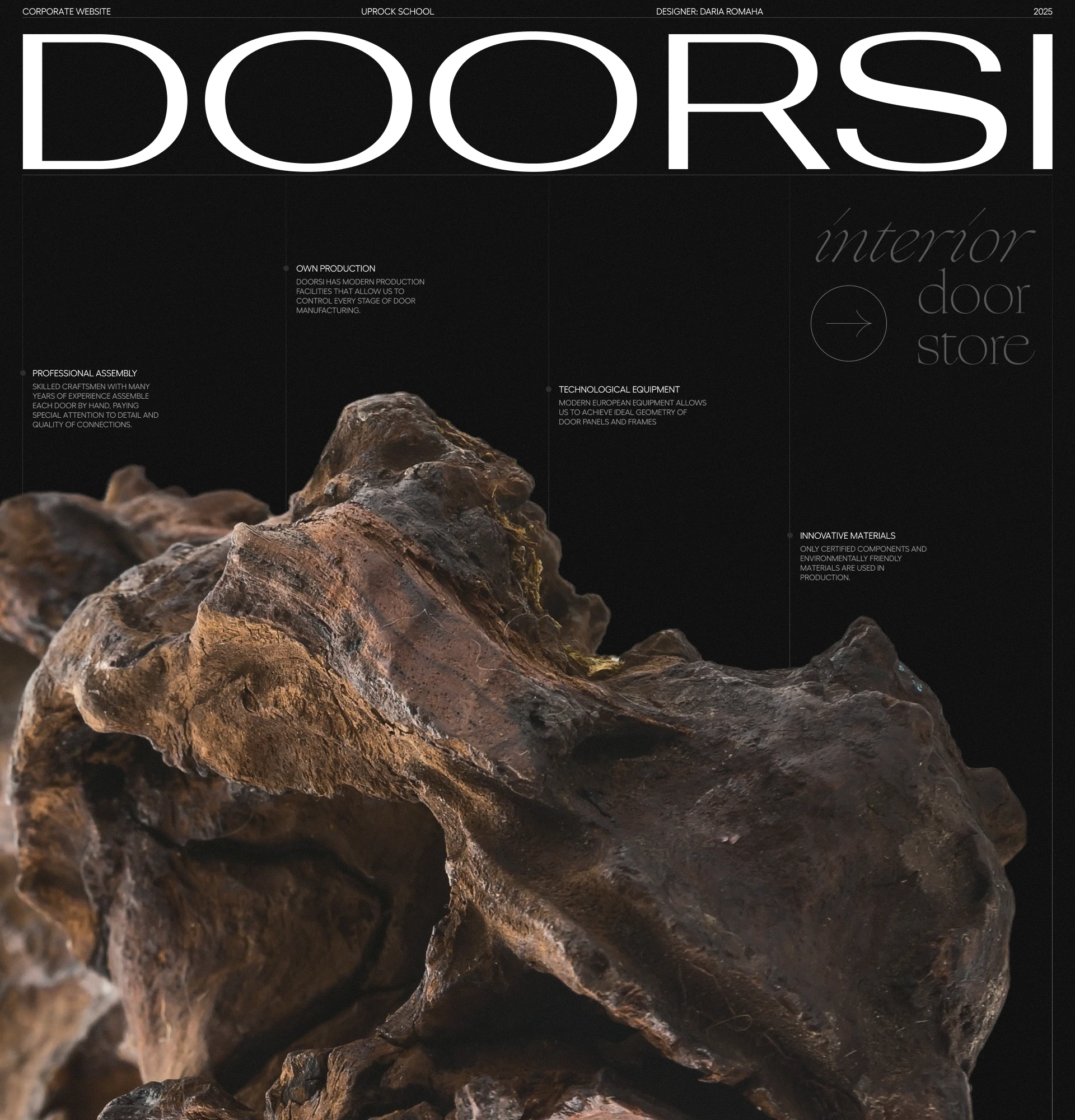 Doorsi — interior door store. UX UI Design — Изображение №1 — Интерфейсы, Брендинг на Dprofile