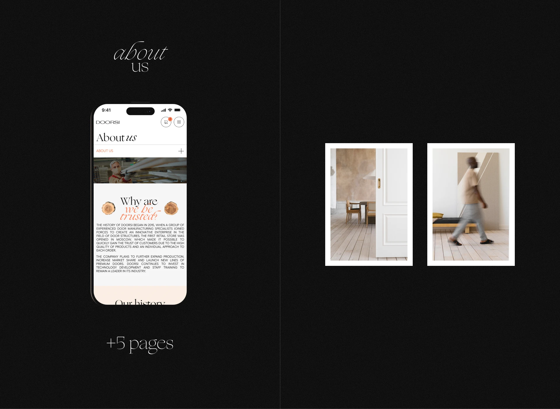 Doorsi — interior door store. UX UI Design — Изображение №16 — Интерфейсы, Брендинг на Dprofile