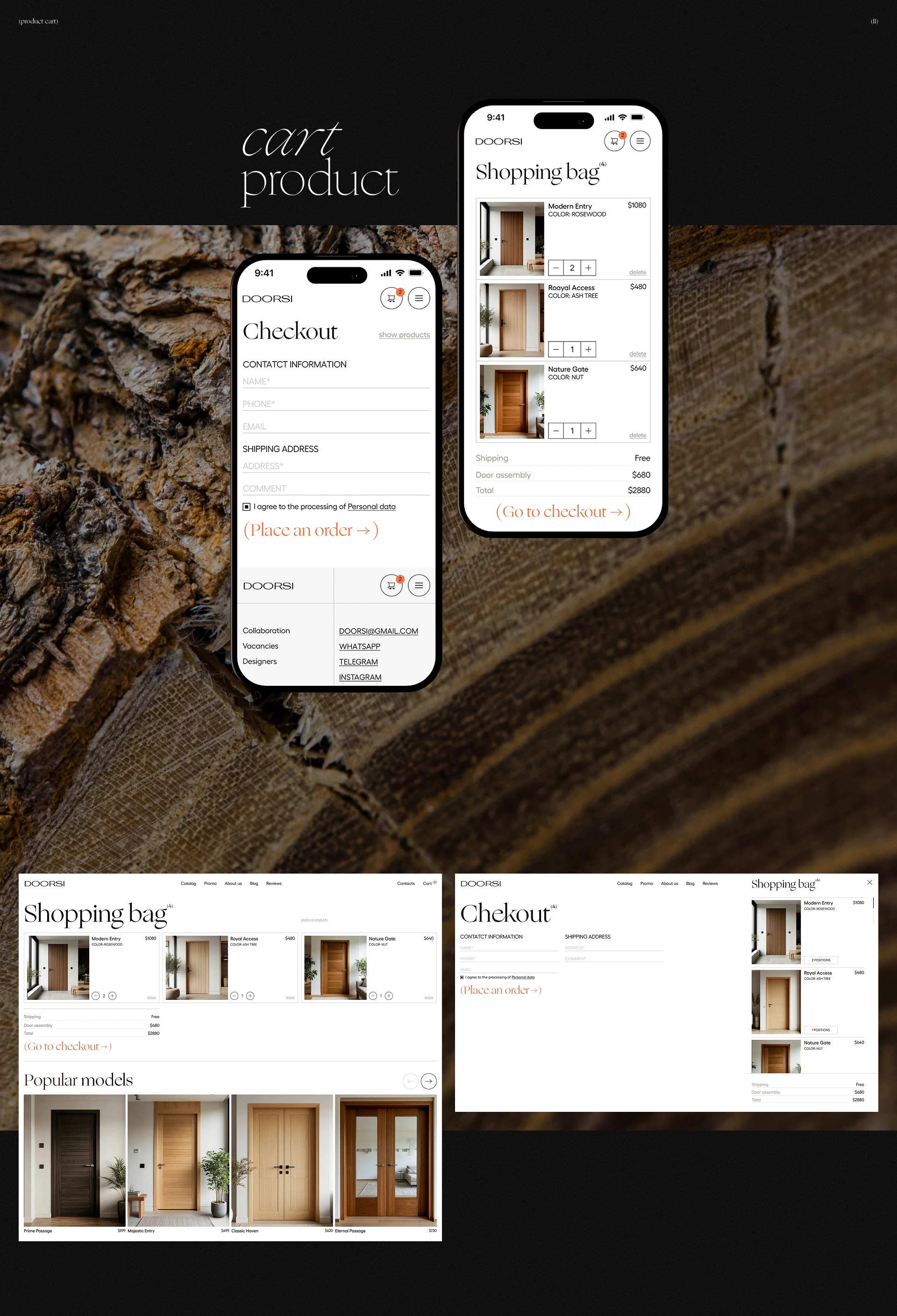 Doorsi — interior door store. UX UI Design — Изображение №14 — Интерфейсы, Брендинг на Dprofile