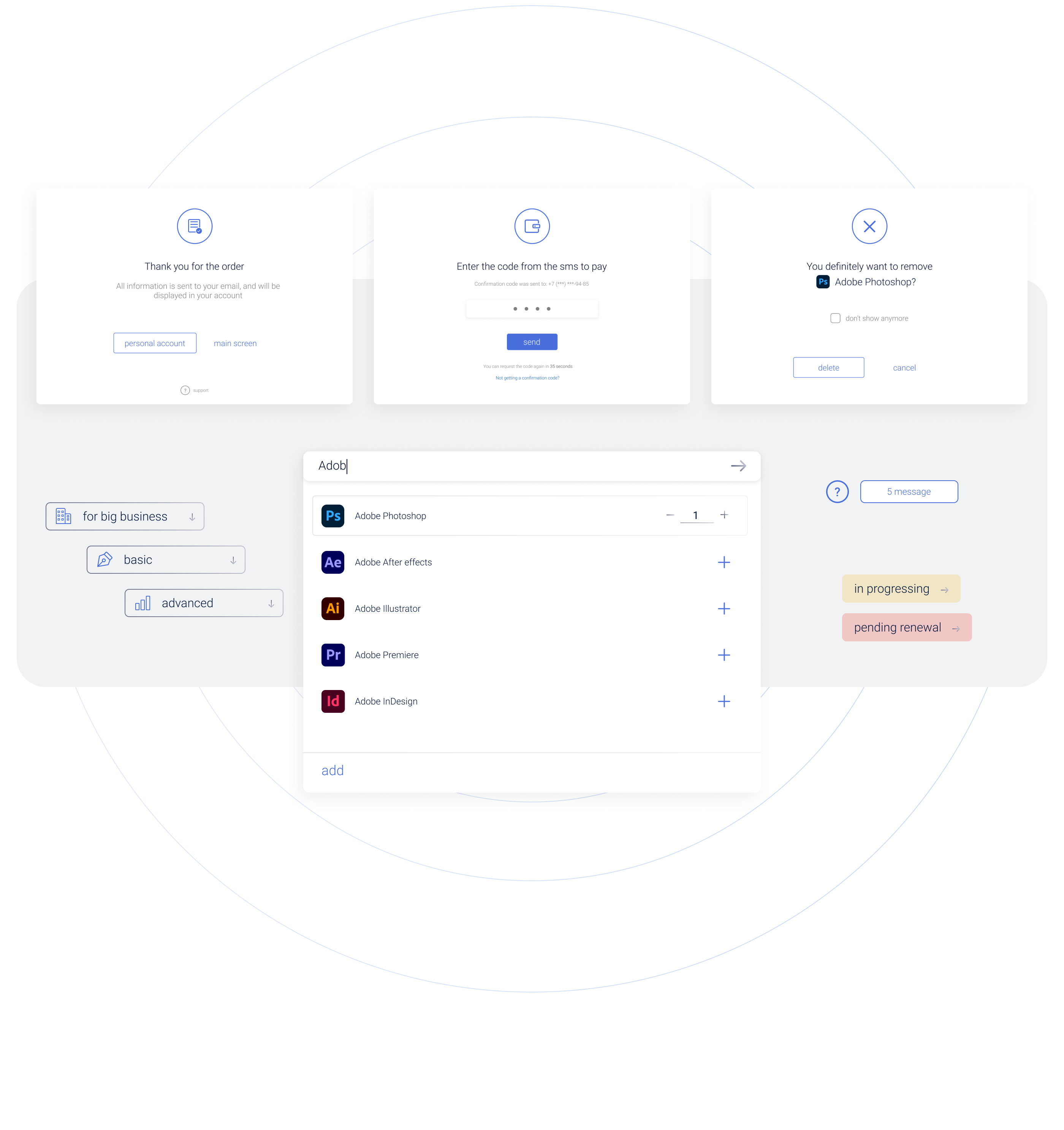 asteros. consultancy firm — Изображение №11 — Интерфейсы на Dprofile