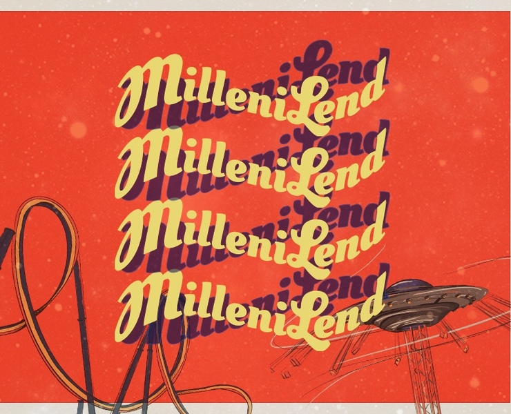 MilleniLend. Тематический парк развлечений — Брендинг, Иллюстрация на Dprofile