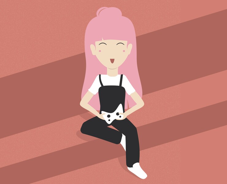 Векторная иллюстрация персонажа — Иллюстрация на Dprofile