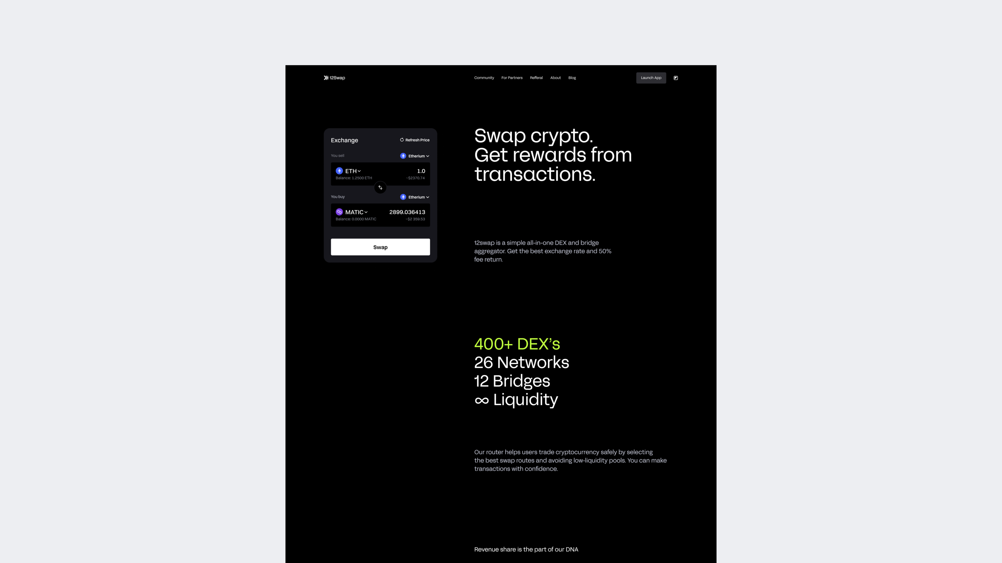 12Swap — Изображение №18 — Интерфейсы, Брендинг на Dprofile