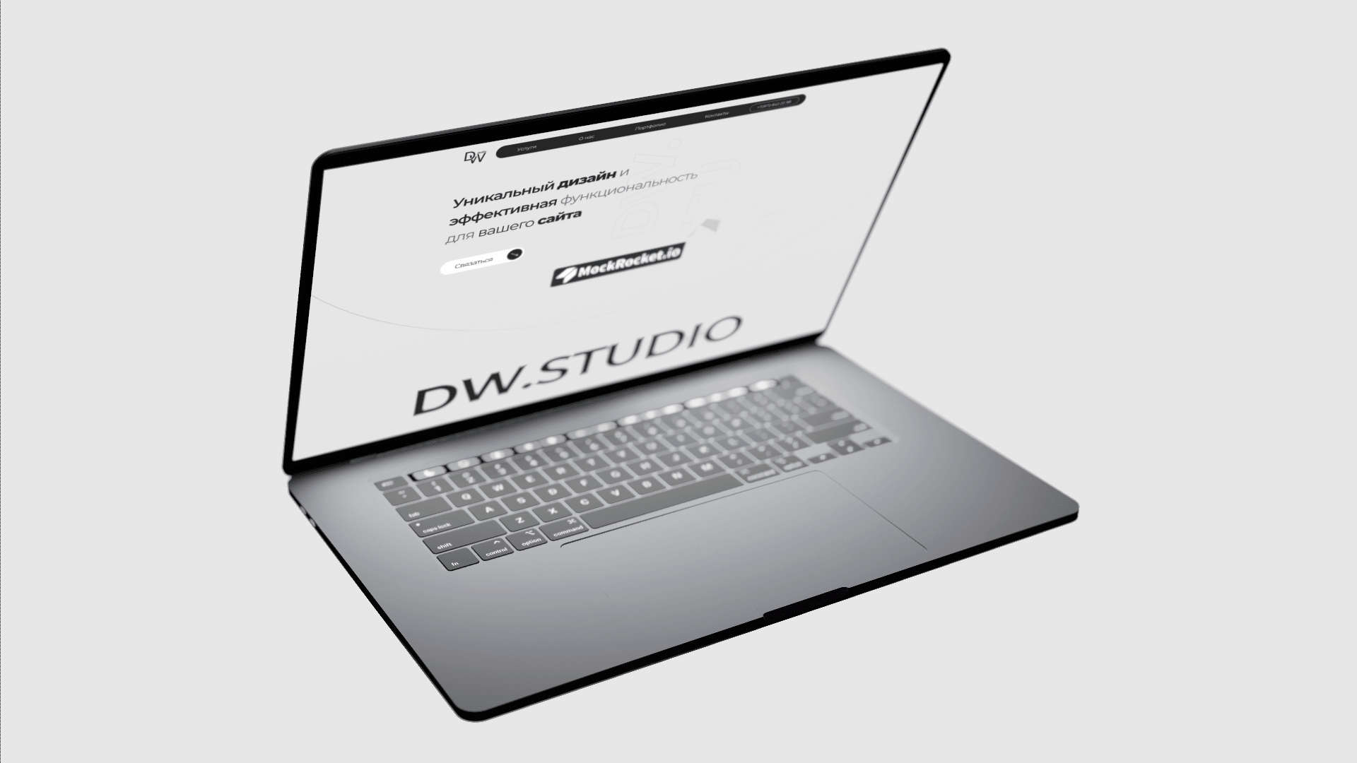 Дизайн сайта для веб-студии DW.STUDIO — Изображение №1 — Интерфейсы, Брендинг на Dprofile