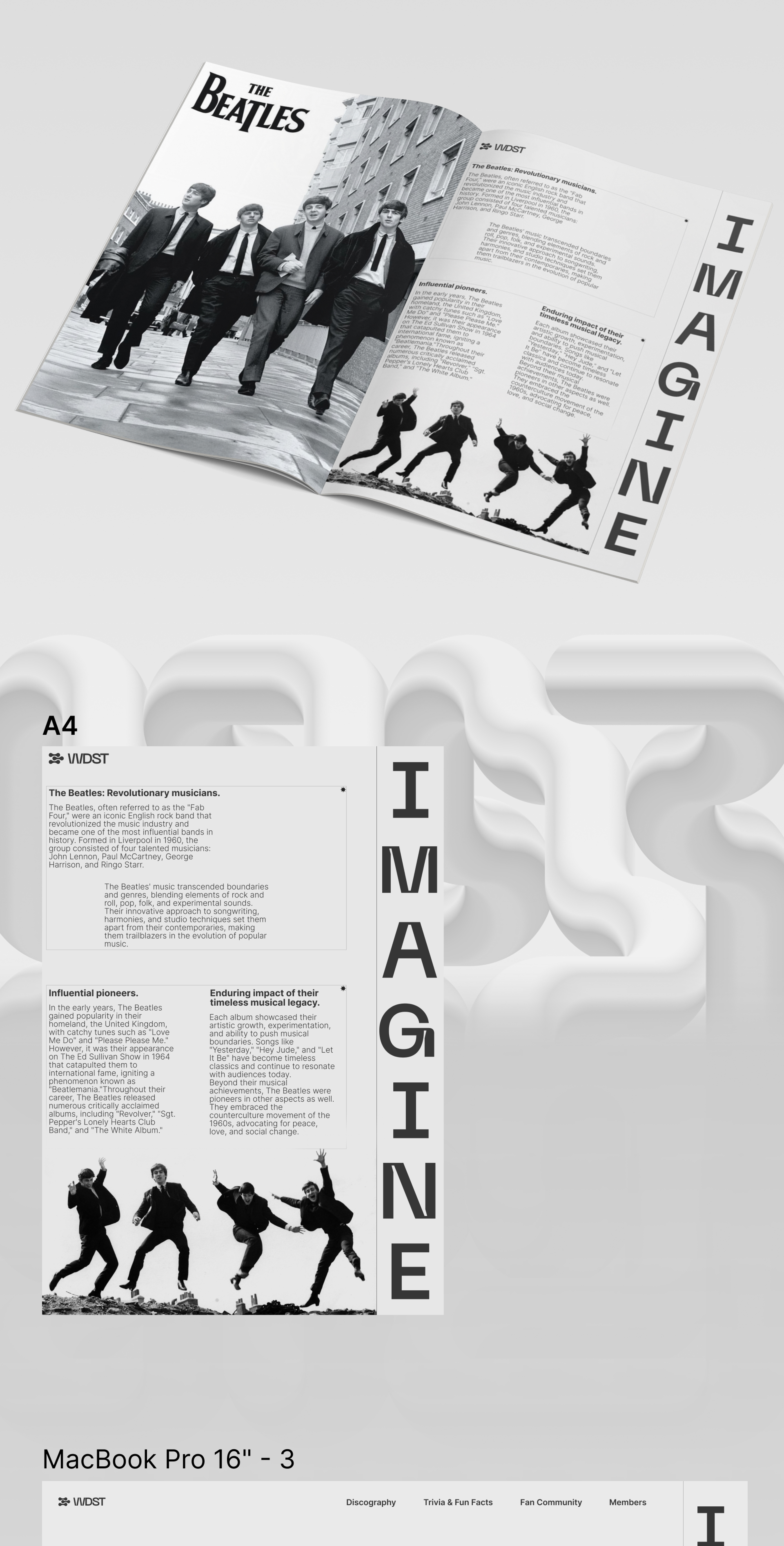 Design for The Beatles — Изображение №1 — Интерфейсы, Графика на Dprofile