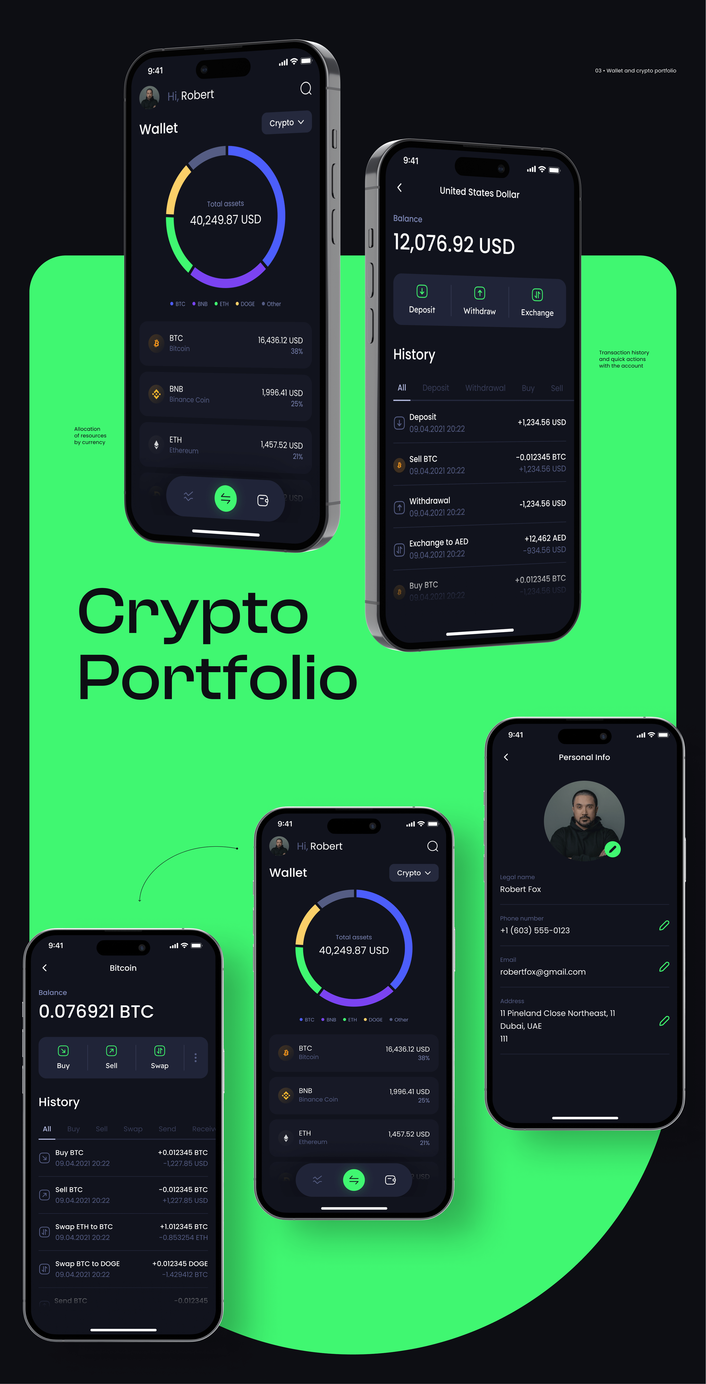 Crypto exchange service | Mobile app — Изображение №9 — Интерфейсы на Dprofile