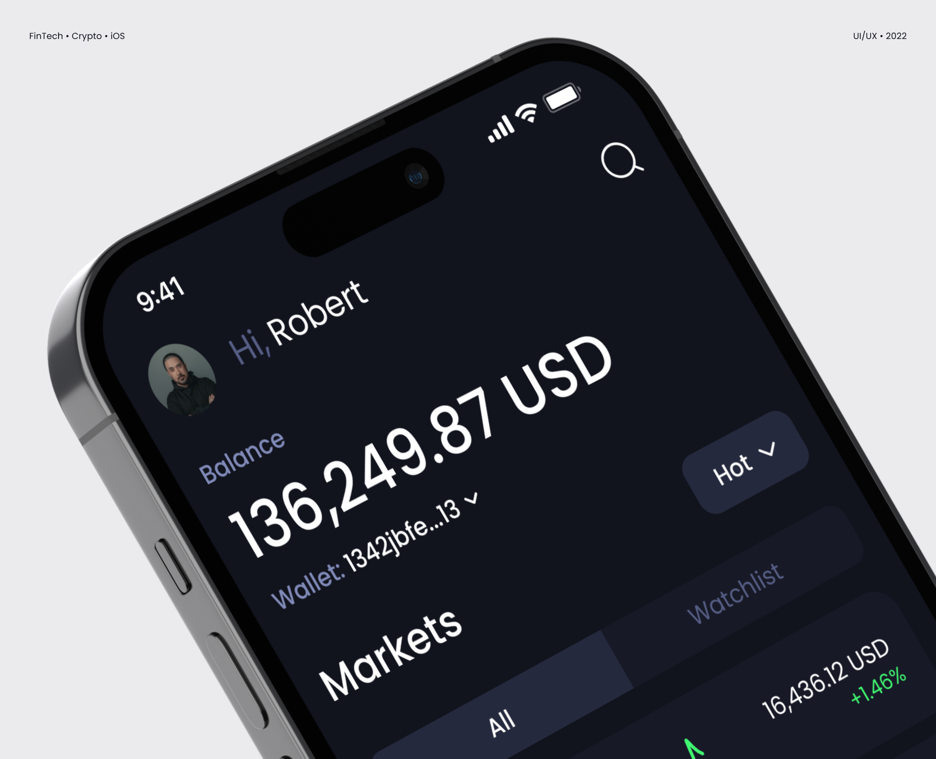 Crypto exchange service | Mobile app — Интерфейсы на Dprofile