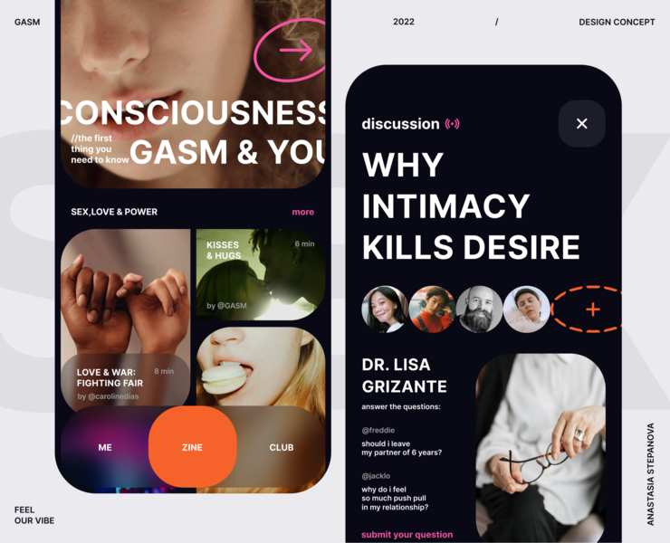 Dribbble Shots Collection 2022–2023 — Интерфейсы на Dprofile