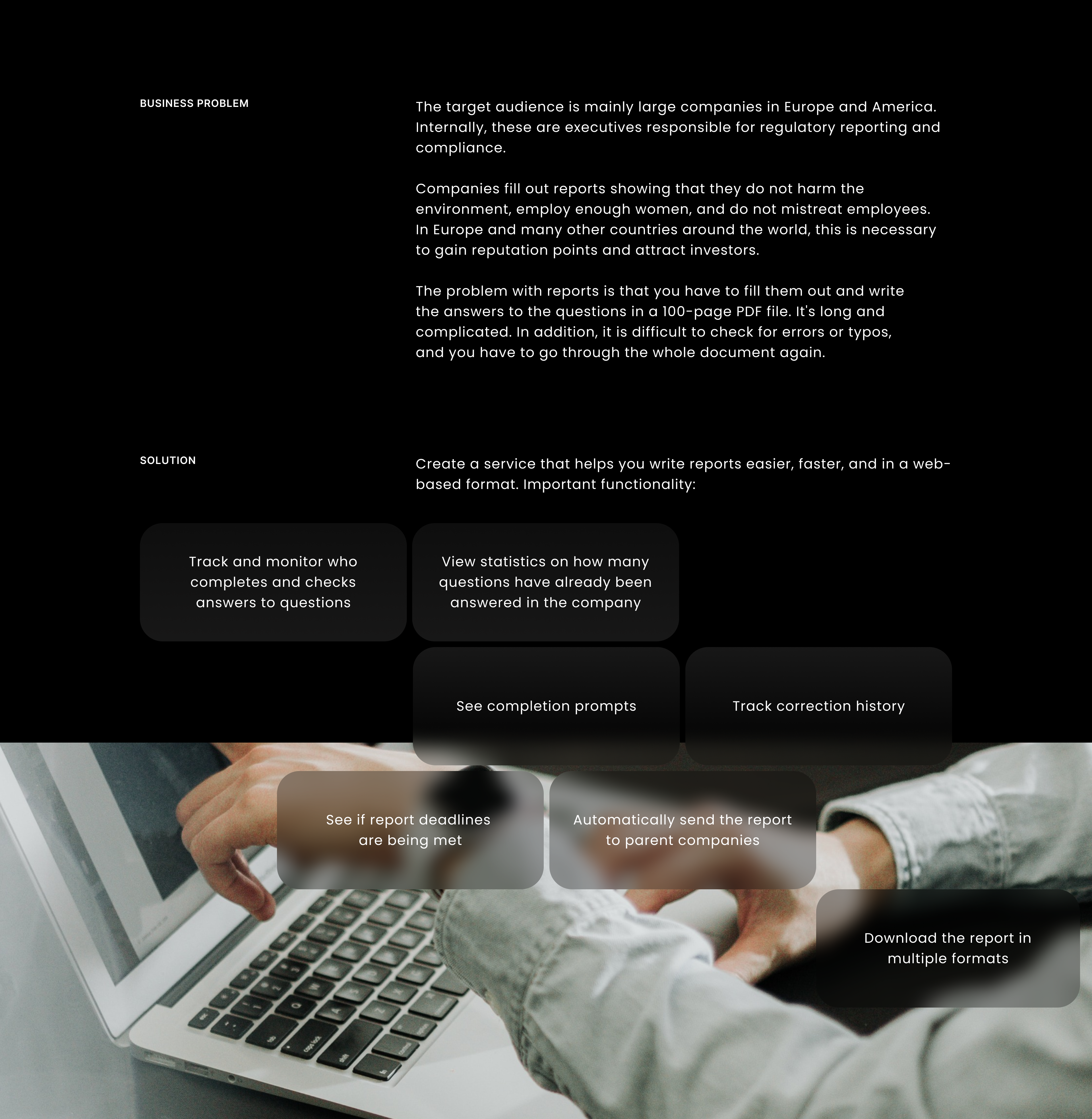 ESG Reporting Software — Изображение №4 — Интерфейсы на Dprofile