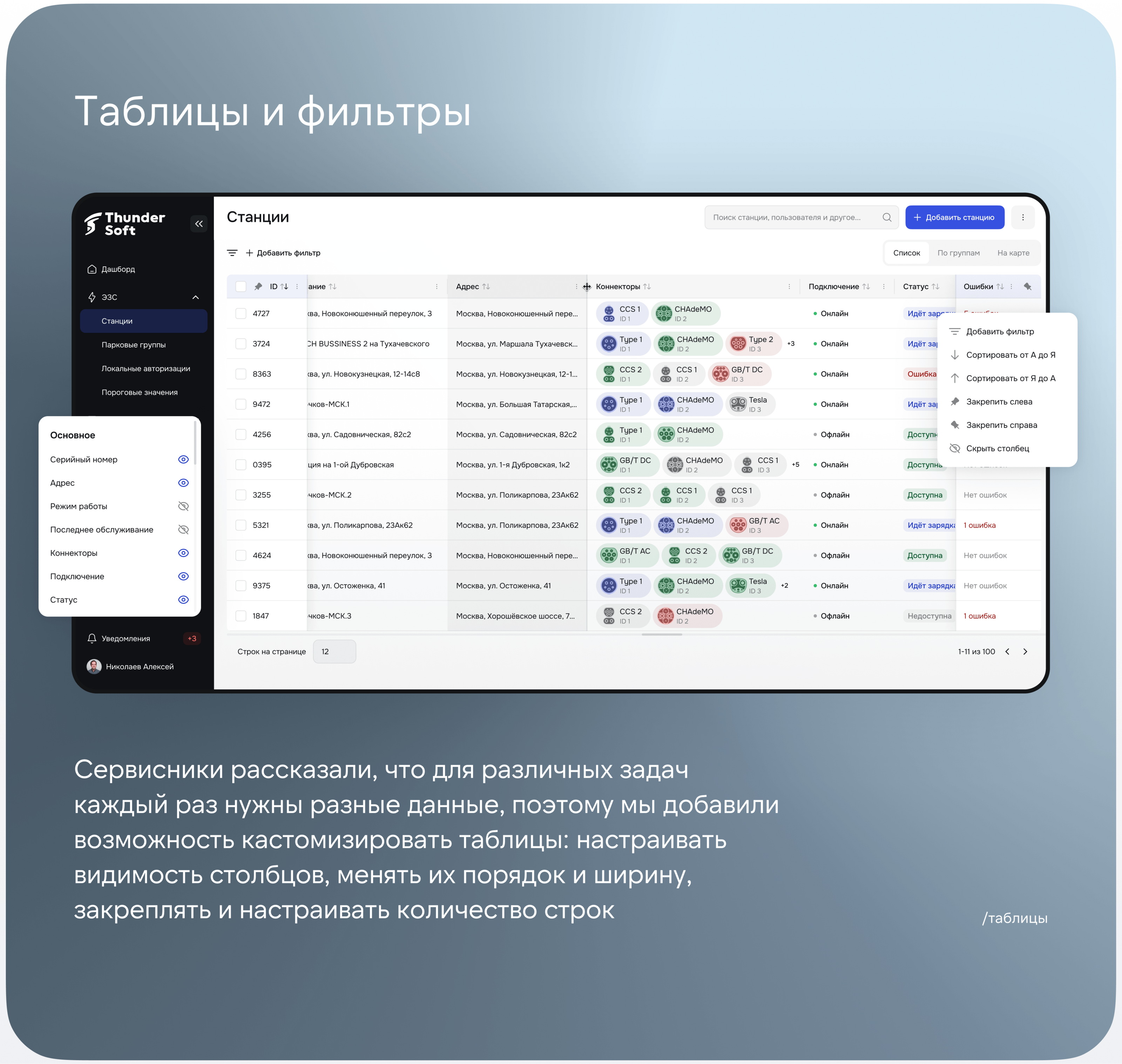 EV Charging SaaS — Изображение №5 — Интерфейсы на Dprofile
