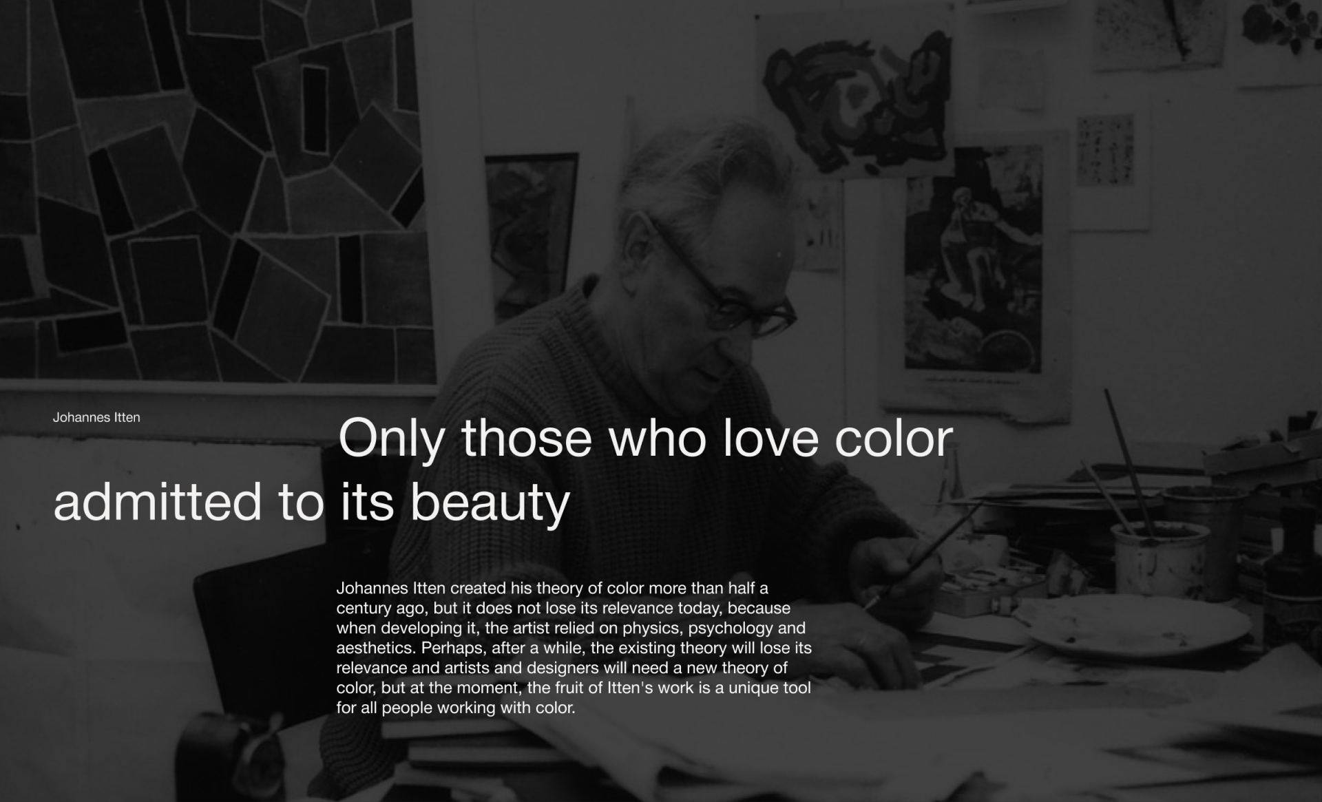 Longread about Johannes Itten and his Color Theory — Изображение №12 — Интерфейсы на Dprofile