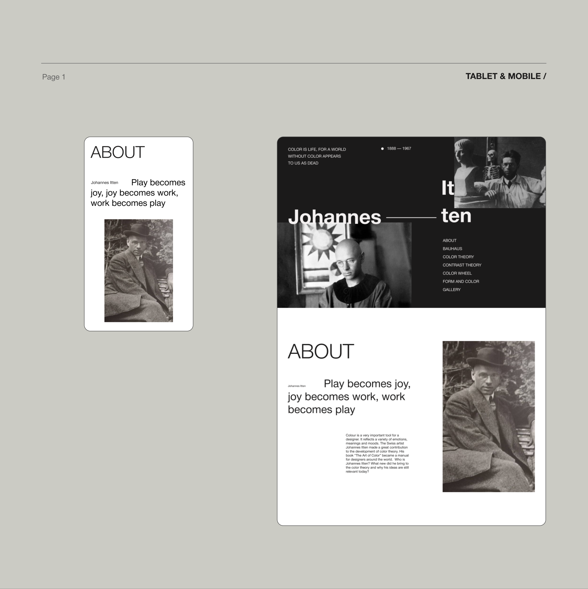 Longread about Johannes Itten and his Color Theory — Изображение №3 — Интерфейсы на Dprofile