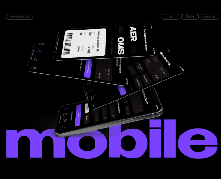 Mobile app for booking airline tickets — Интерфейсы, Анимация на Dprofile