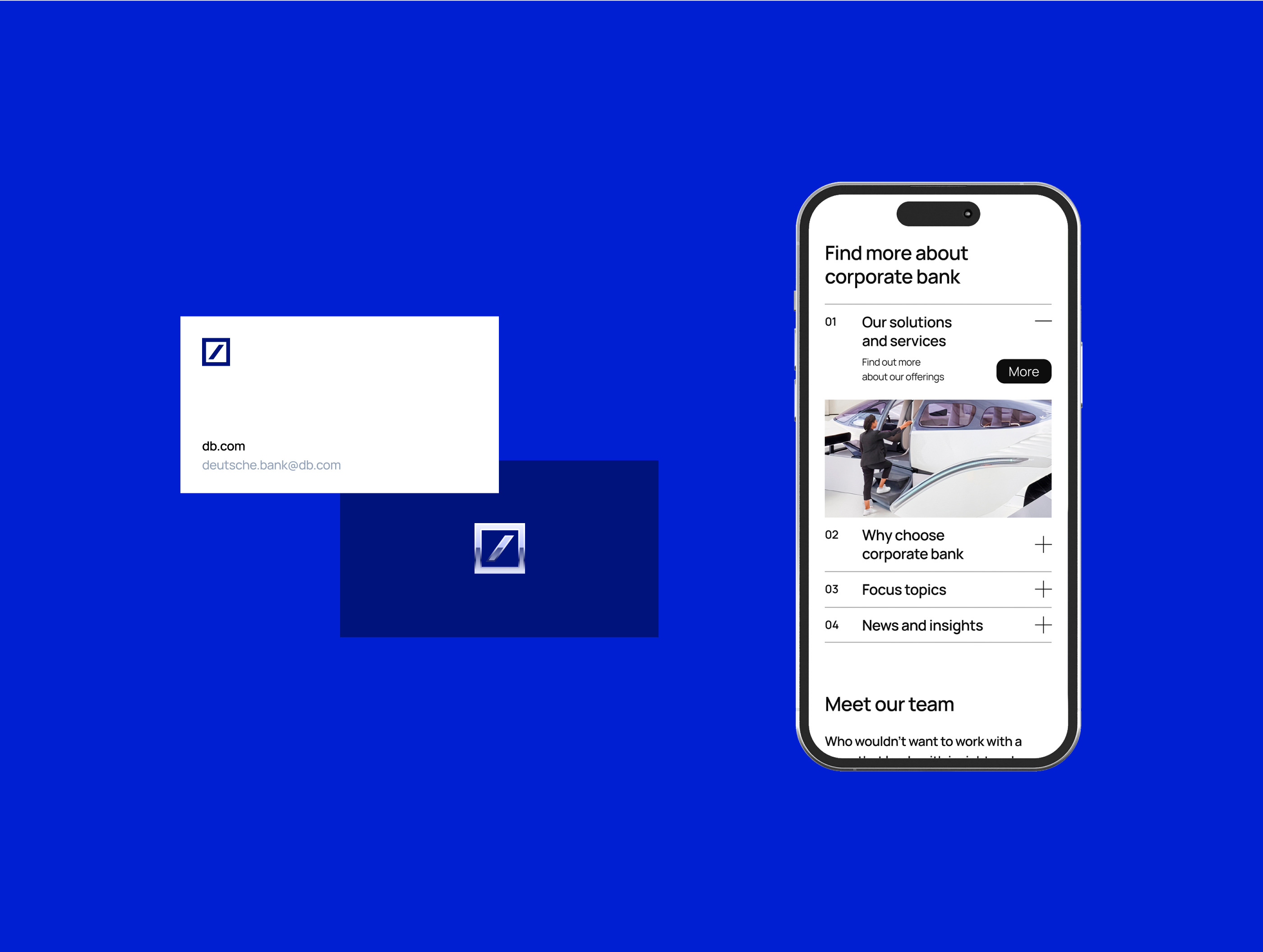 Redesign of Deutsche Bank's corporate website — Изображение №6 — Интерфейсы, Брендинг на Dprofile