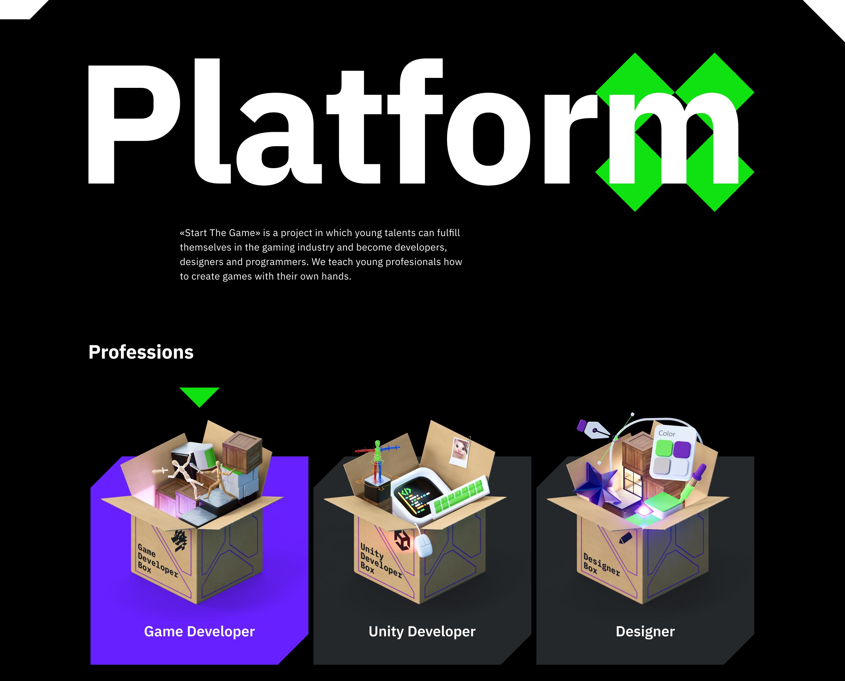 Start Game Platform — Изображение №12 — Интерфейсы, Брендинг на Dprofile
