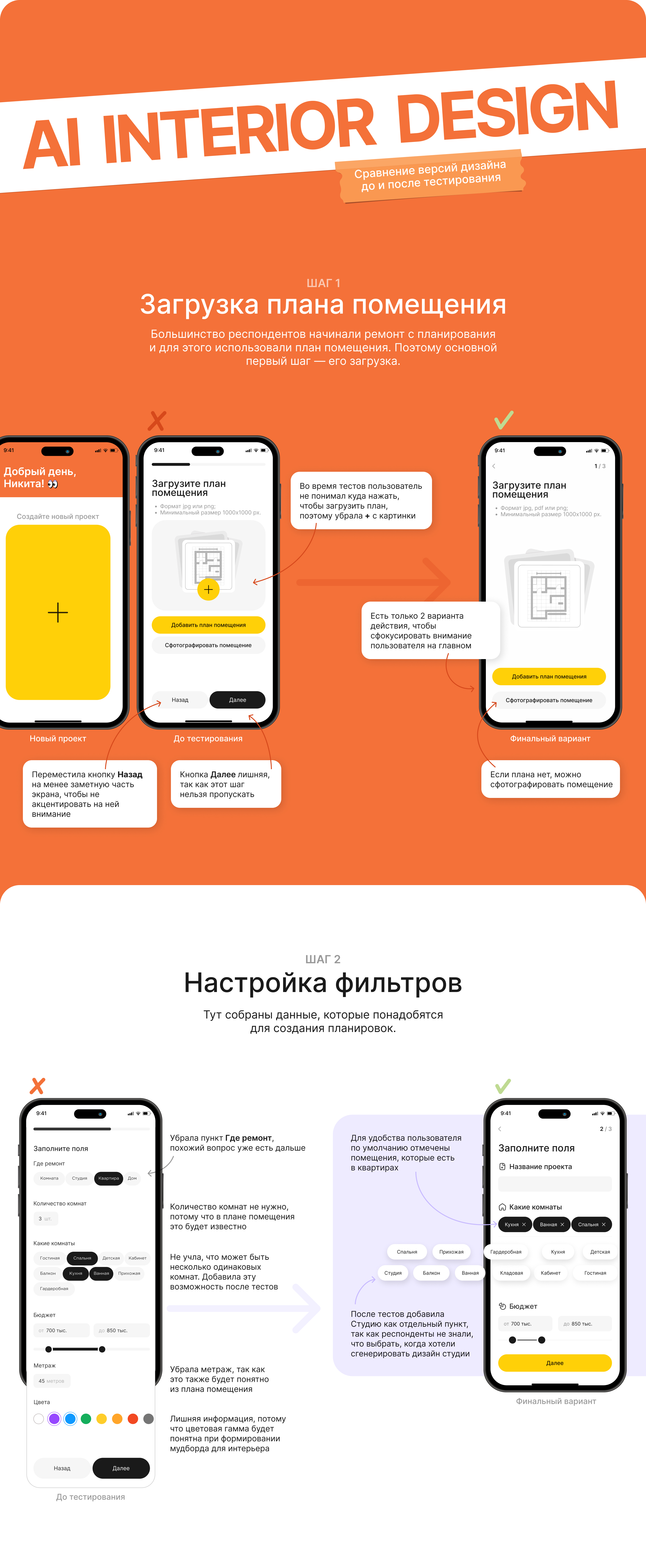 Мобильное приложение для генерации дизайна интерьера — Изображение №4 — Интерфейсы на Dprofile