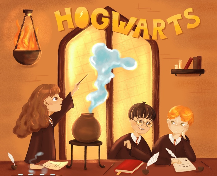 Фанарт. Челлендж Potter Week Prompts — Иллюстрация на Dprofile