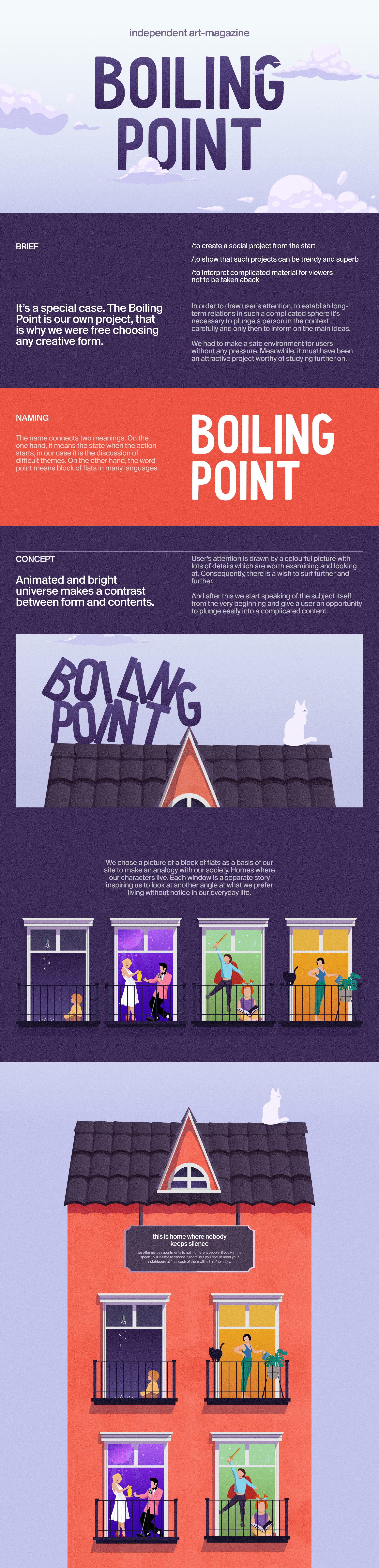 Boiling Point | Art magazine — Изображение №1 — Брендинг, Иллюстрация на Dprofile