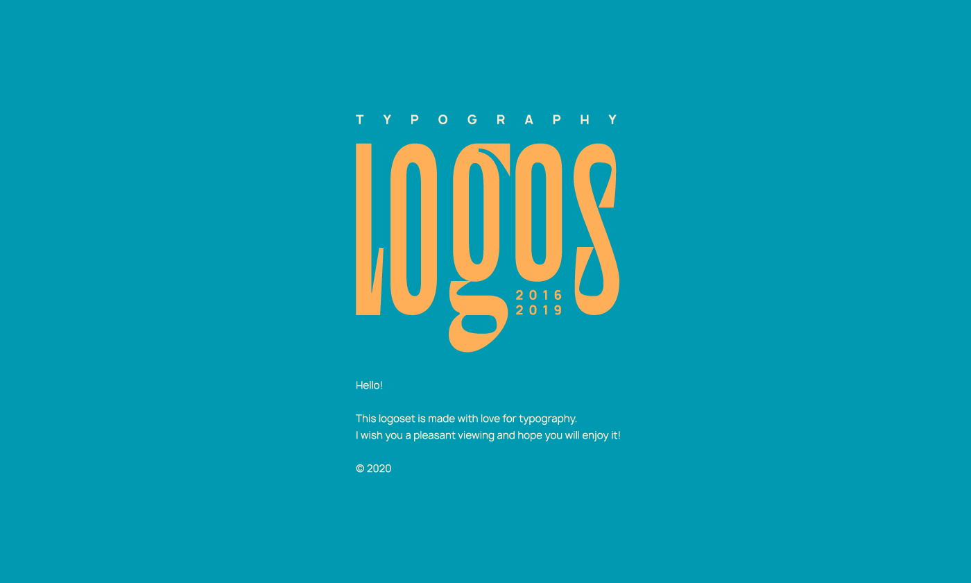 TYPOGRAPHY LOGOS — Изображение №1 — Брендинг на Dprofile