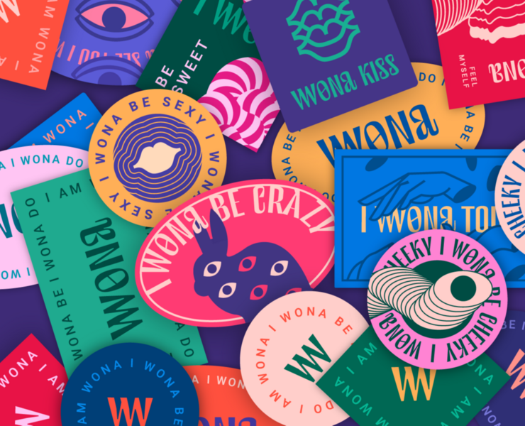 WONA — Брендинг, Иллюстрация на Dprofile