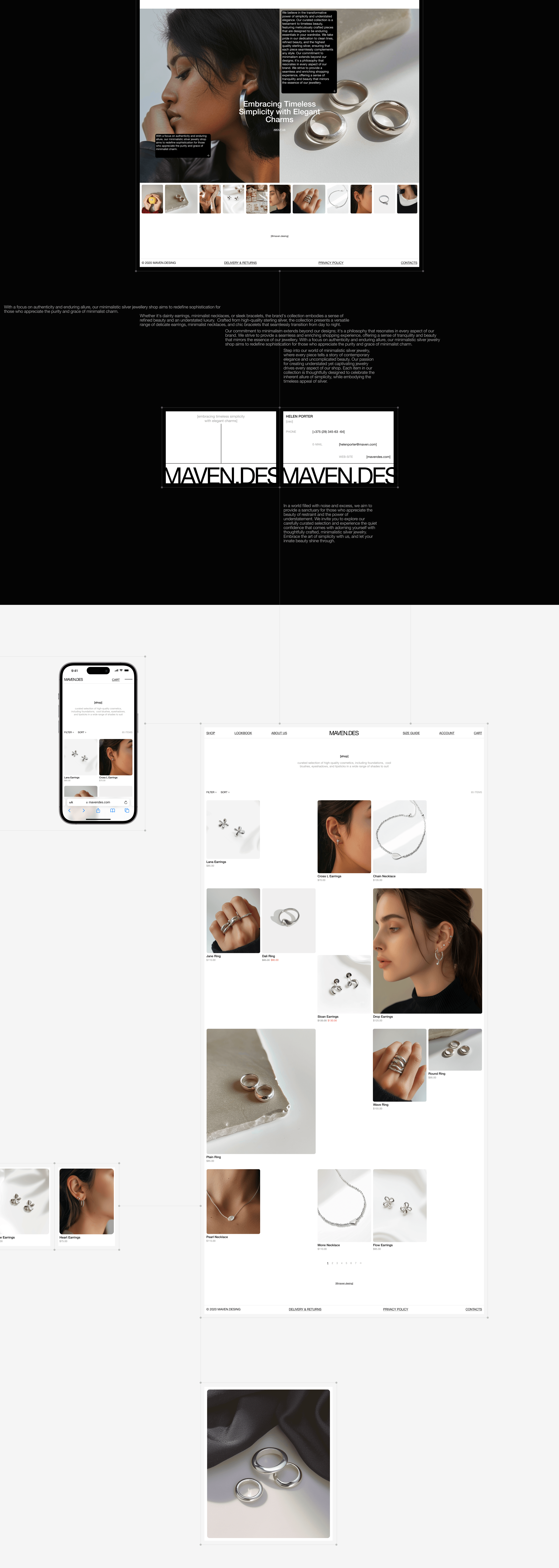 [maven.design] - e-commerce — Изображение №2 — Интерфейсы, Брендинг на Dprofile