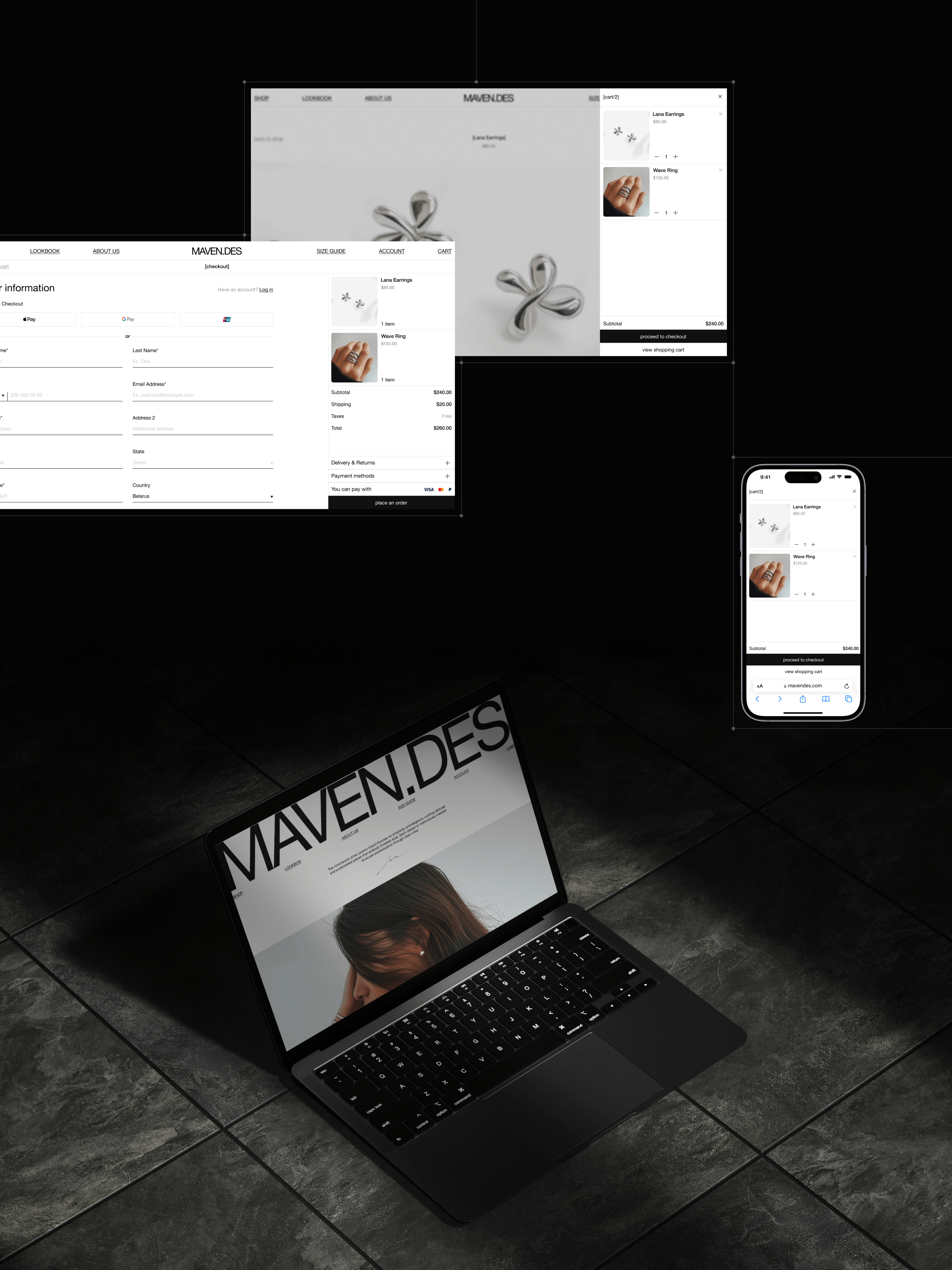 [maven.design] - e-commerce — Изображение №5 — Интерфейсы, Брендинг на Dprofile