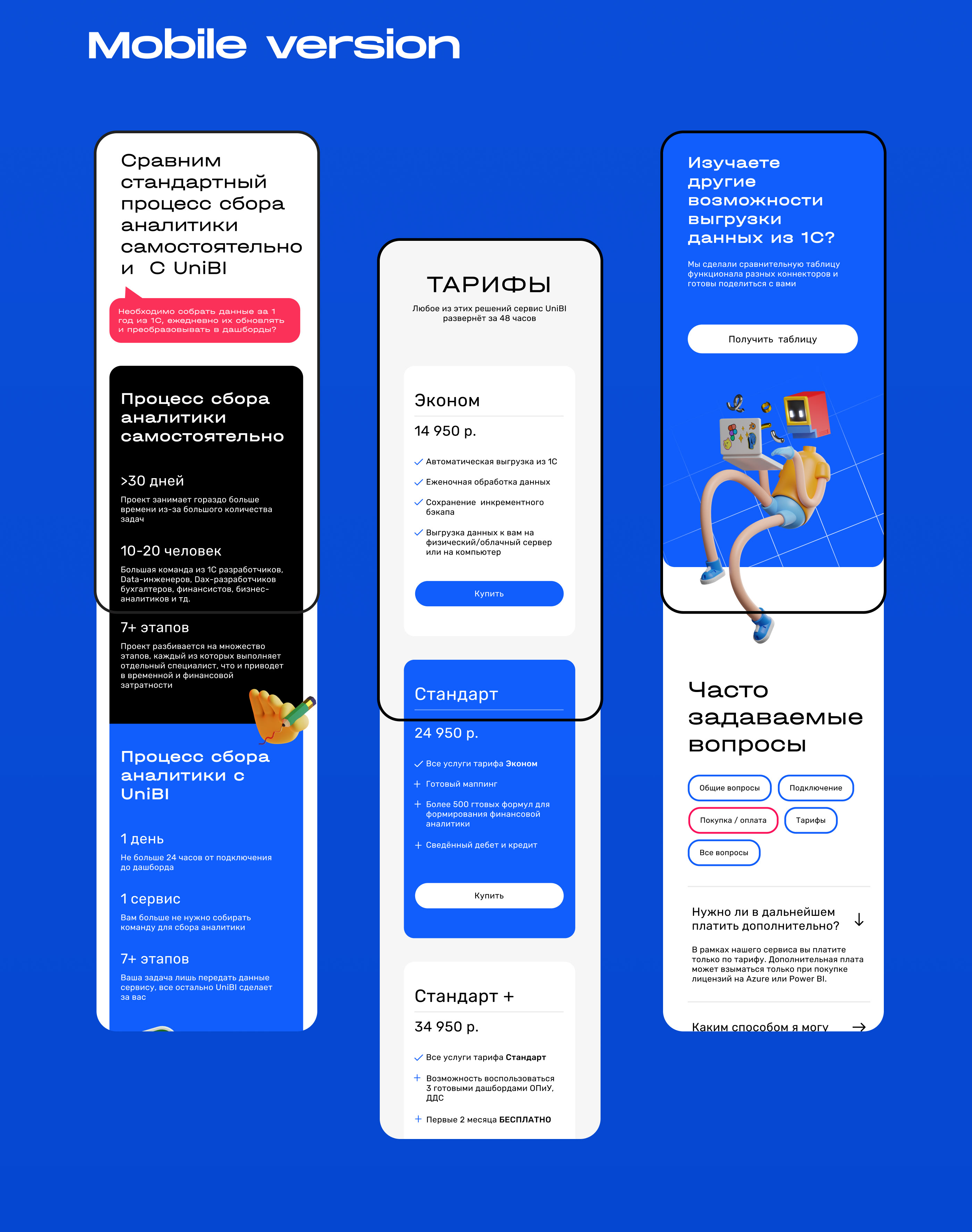 Landing page of Saas service — Изображение №4 — Интерфейсы на Dprofile