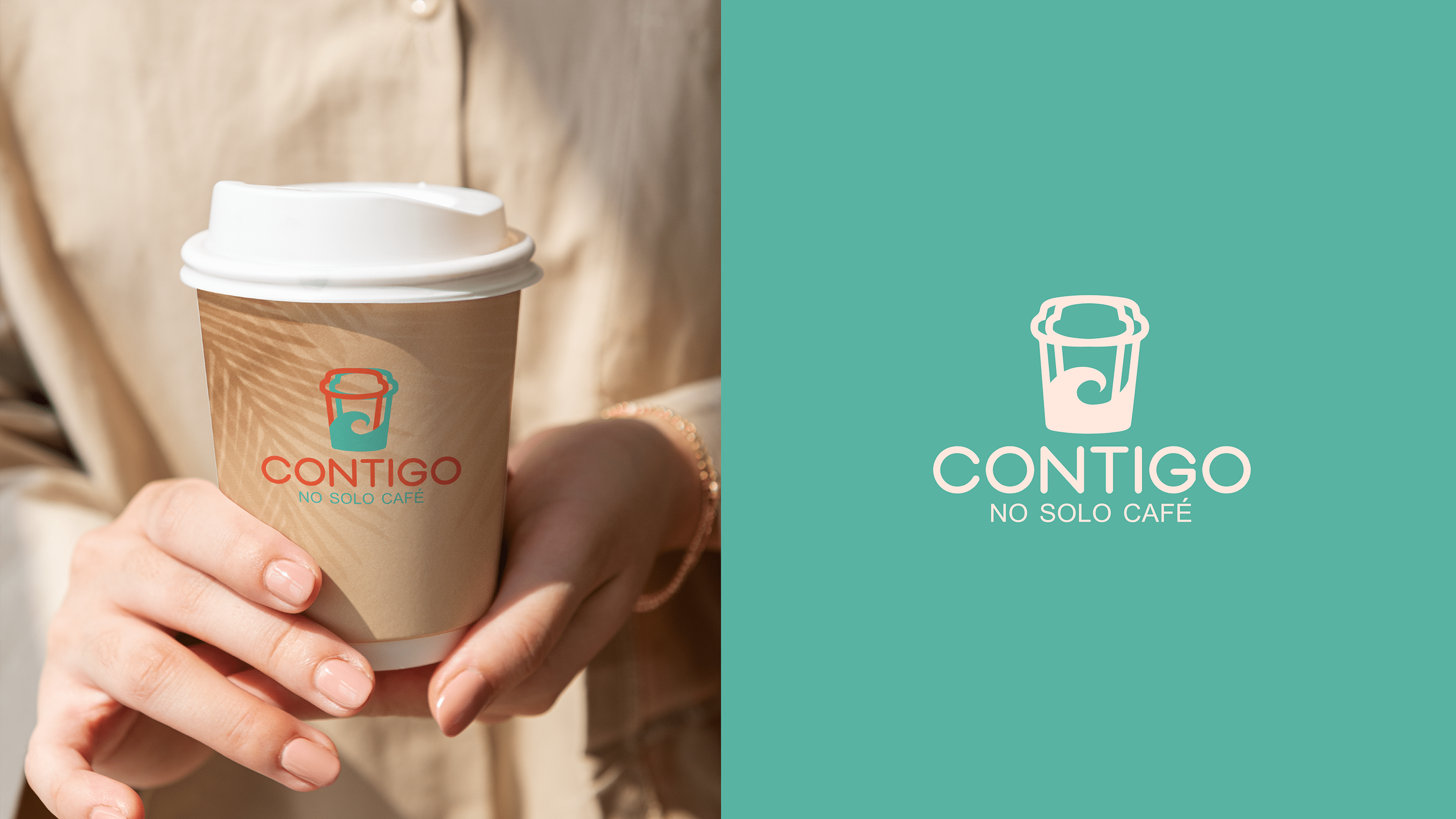 Logotype/Contigo cafe — Изображение №4 — Брендинг, Графика на Dprofile