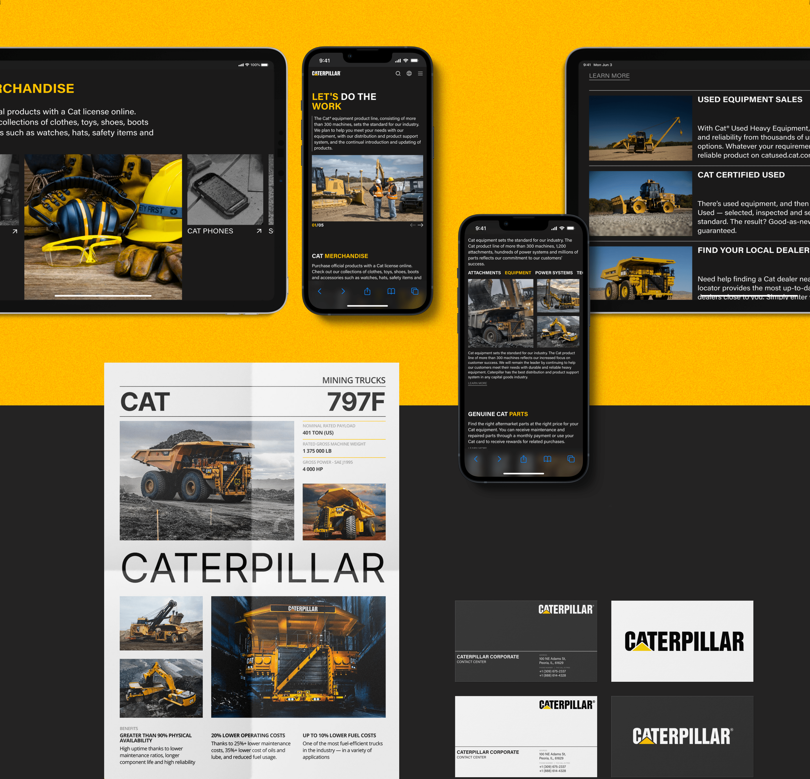 Caterpillar | Corporate website — Изображение №7 — Интерфейсы, Анимация на Dprofile