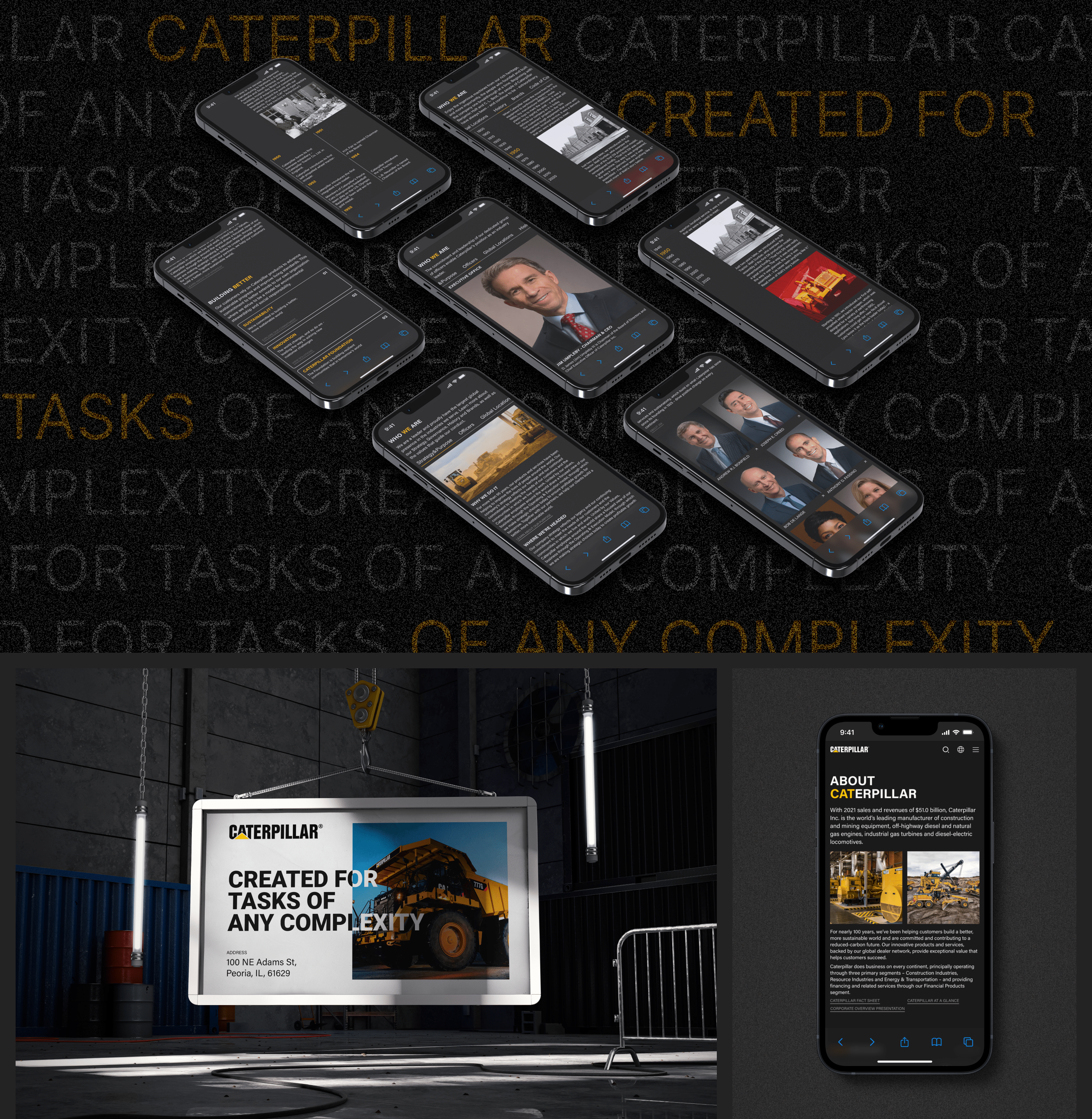 Caterpillar | Corporate website — Изображение №5 — Интерфейсы, Анимация на Dprofile