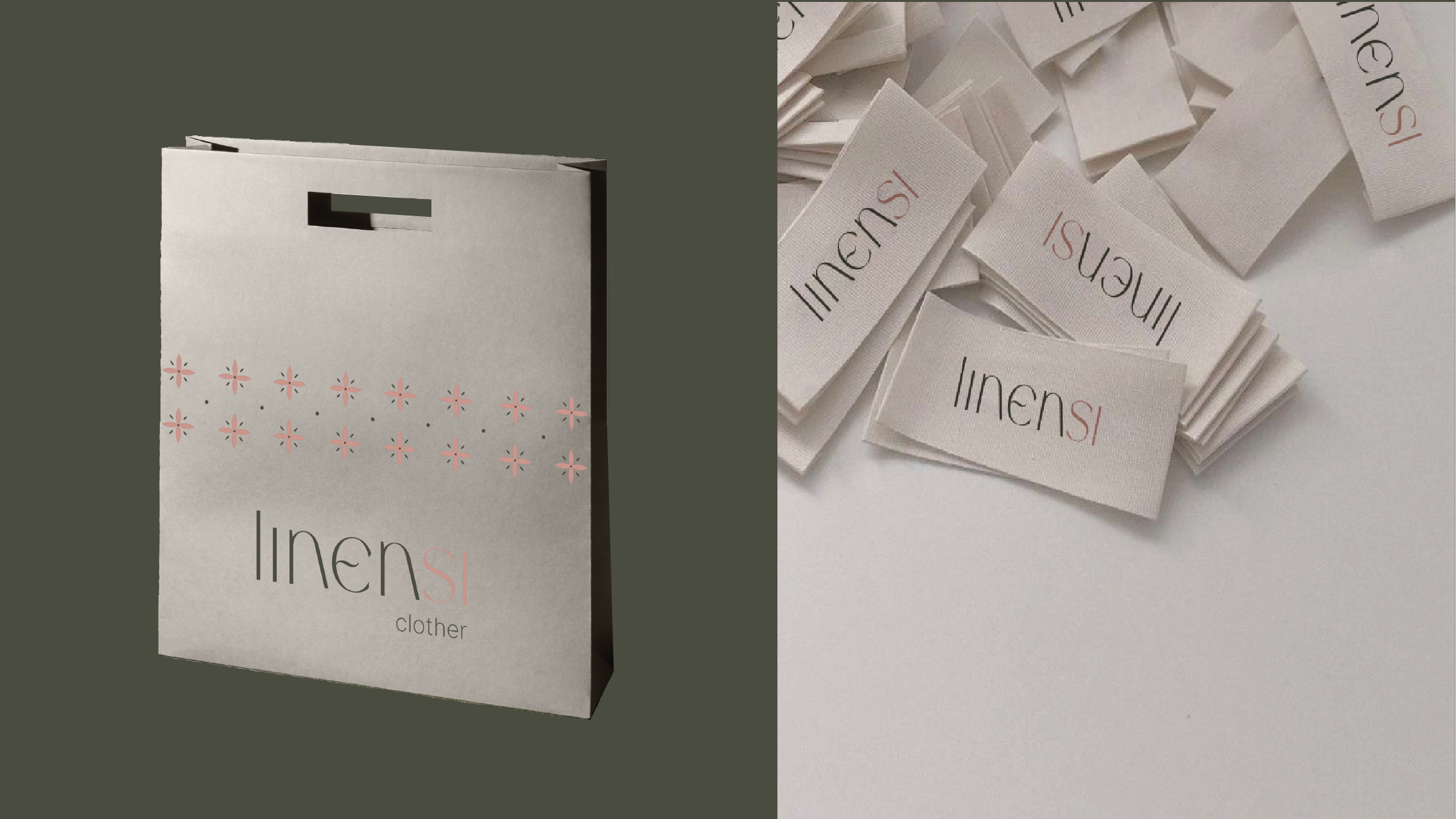 LINENSI | BRAND IDENTITY | ФИРМЕННЫЙ СТИЛЬ | LINEN CLOTHES — Изображение №10 — Брендинг на Dprofile