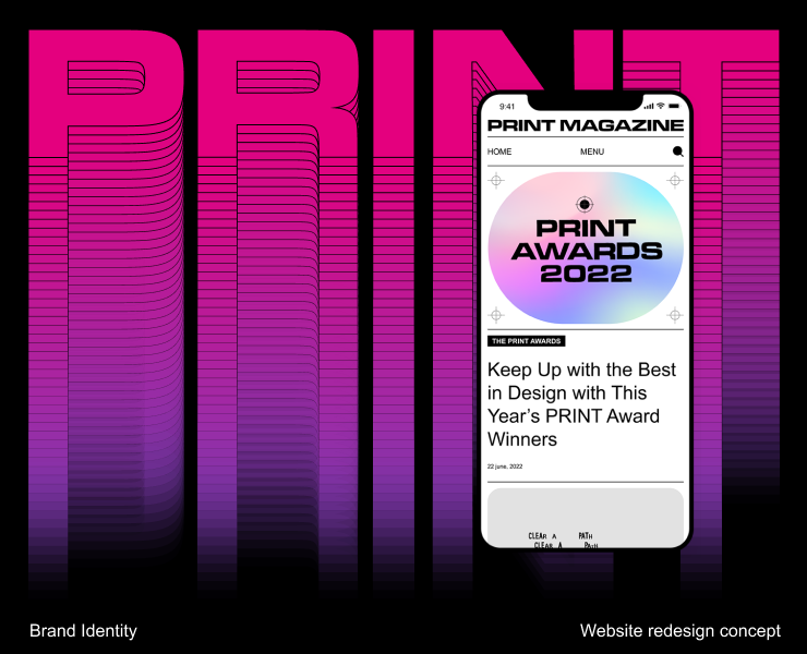 PRINT — Brand identity/Website redesign concept на Dprofile