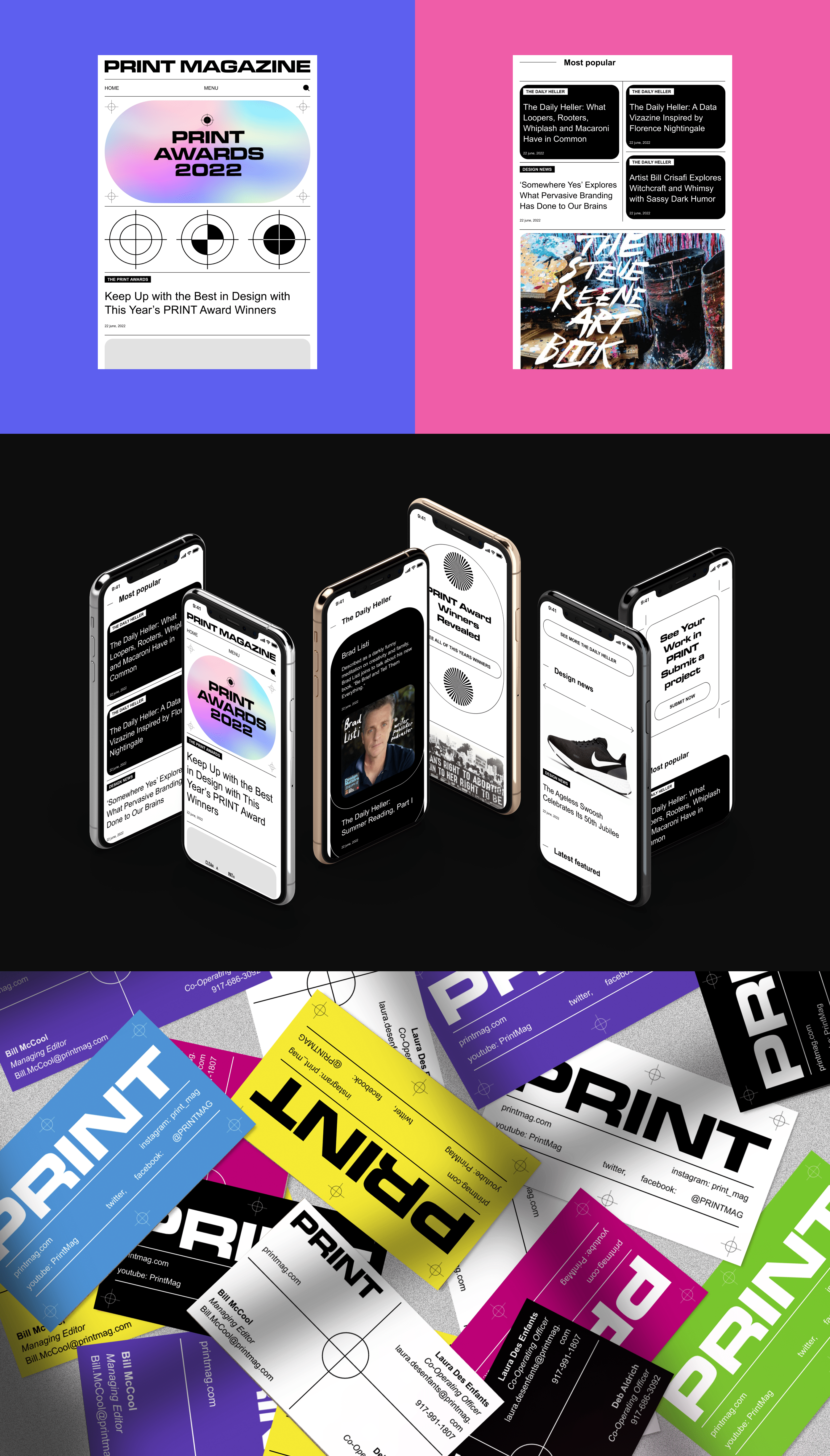 PRINT — Brand identity/Website redesign concept — Изображение №4 — Интерфейсы, Брендинг на Dprofile