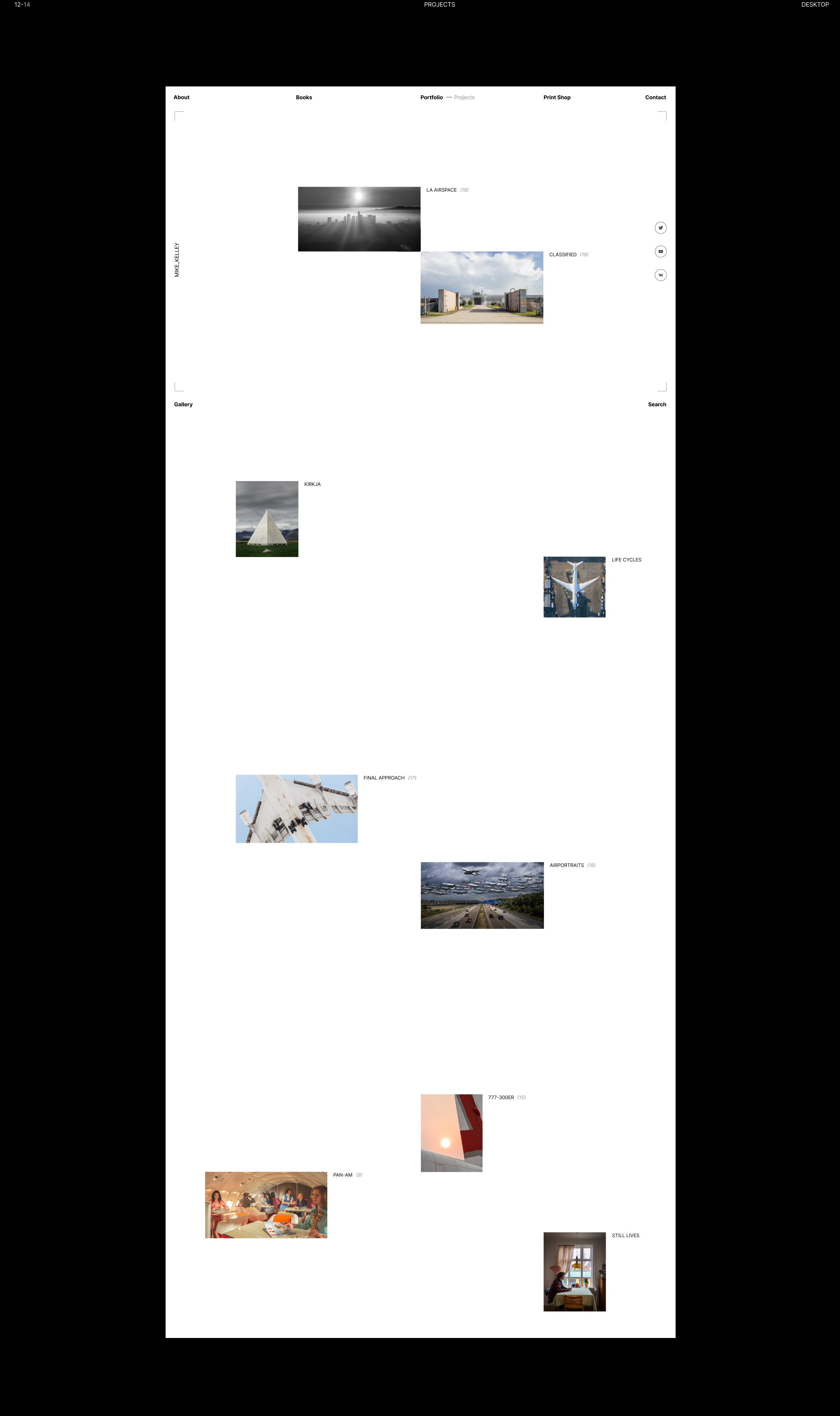 Portfolio website for photographer — Изображение №11 — Интерфейсы, Брендинг на Dprofile
