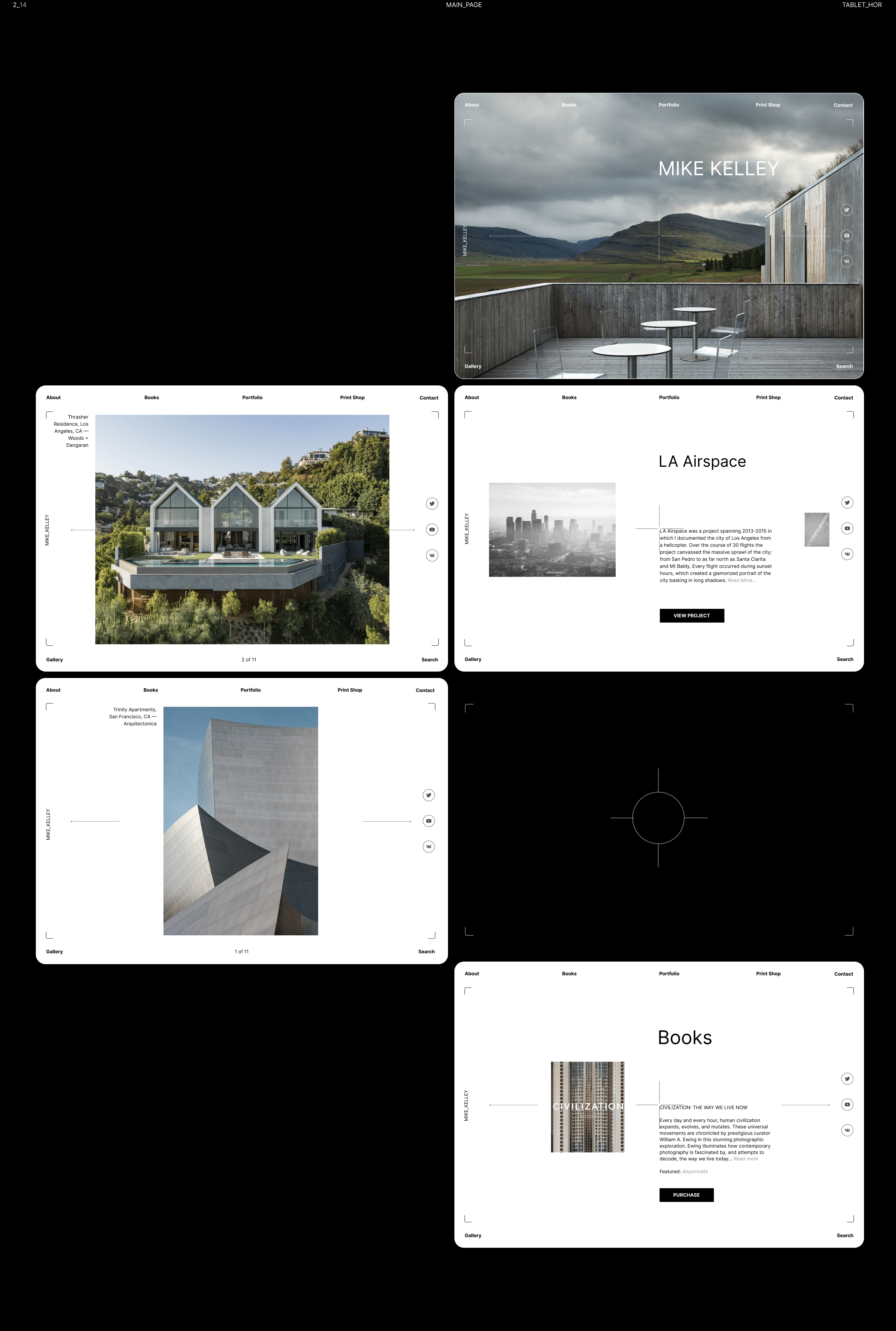 Portfolio website for photographer — Изображение №2 — Интерфейсы, Брендинг на Dprofile