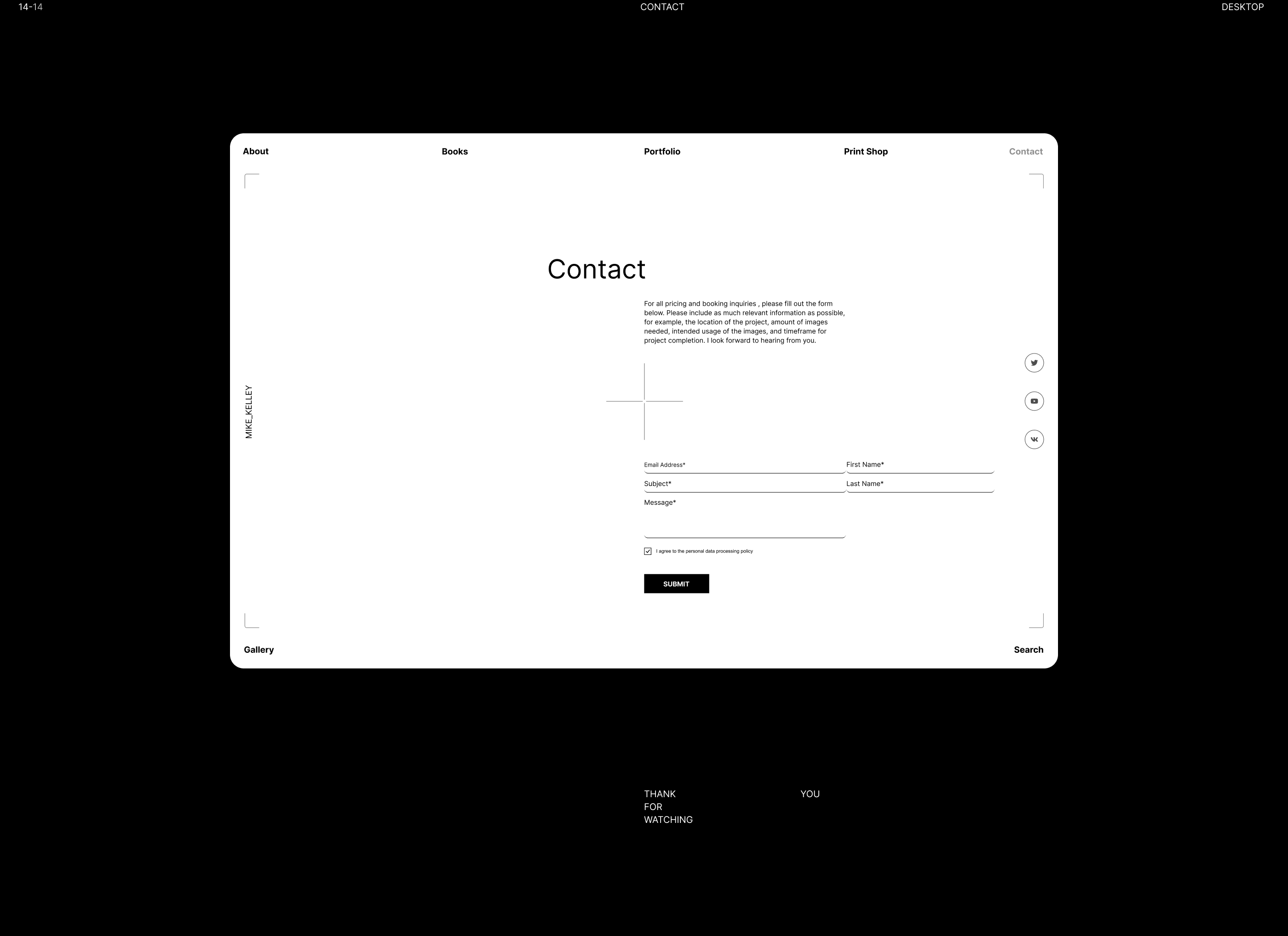 Portfolio website for photographer — Изображение №14 — Интерфейсы, Брендинг на Dprofile