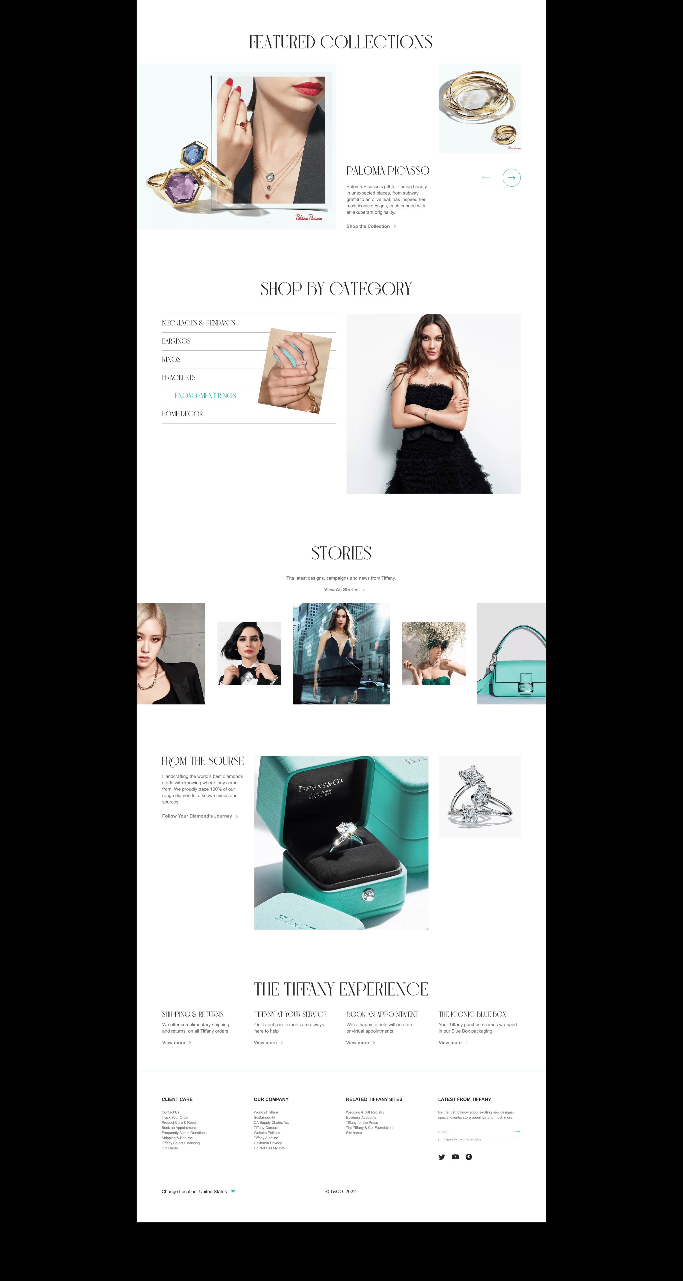 Tiffany & Co | E-Commerce Redesign Concept — Изображение №4 — Интерфейсы на Dprofile