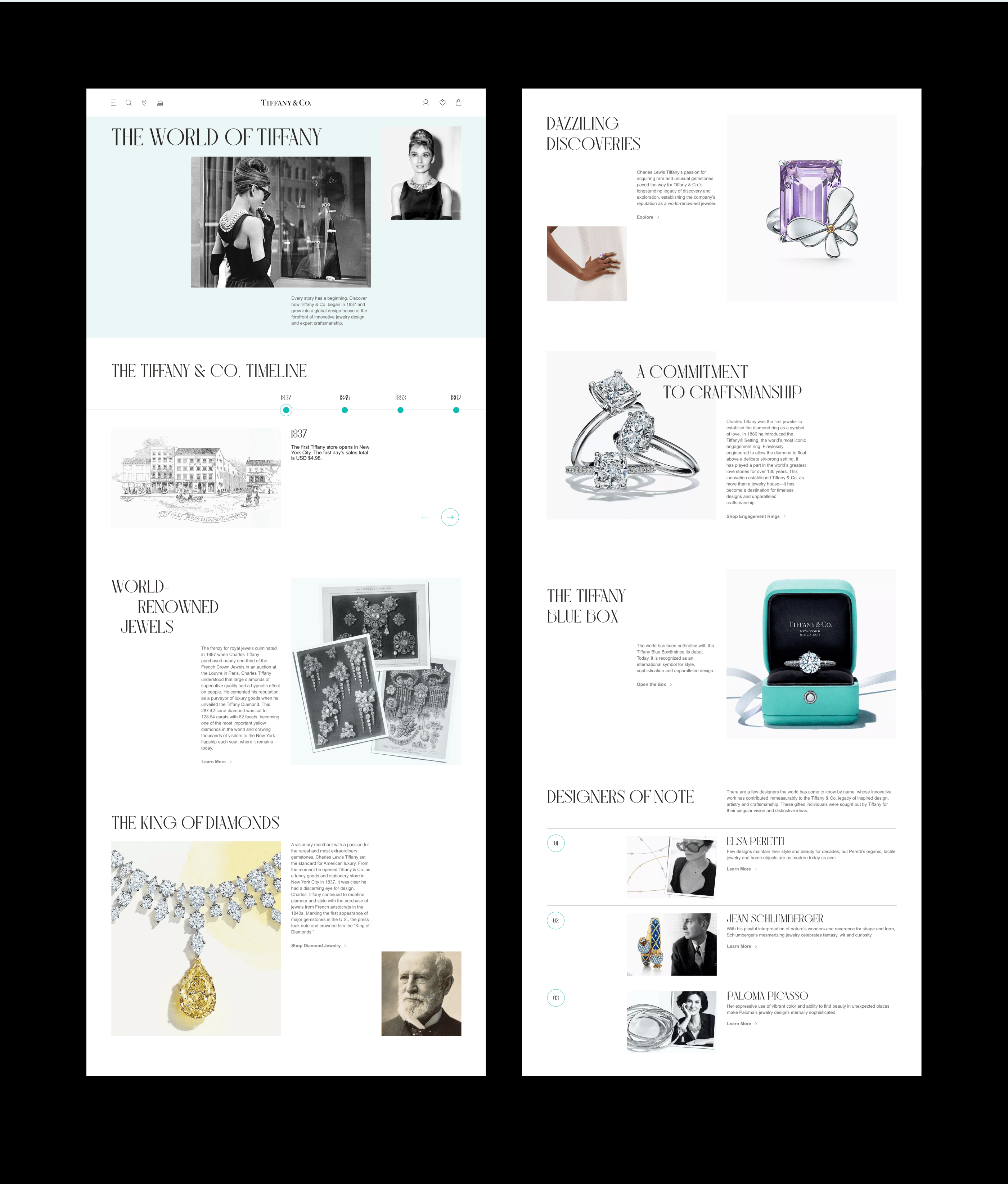 Tiffany & Co | E-Commerce Redesign Concept — Изображение №9 — Интерфейсы на Dprofile