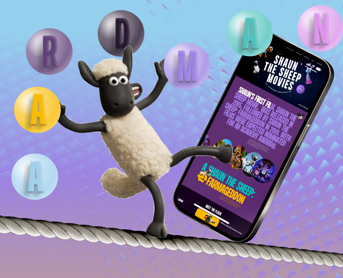 AARDMAN / Corporate website на Dprofile