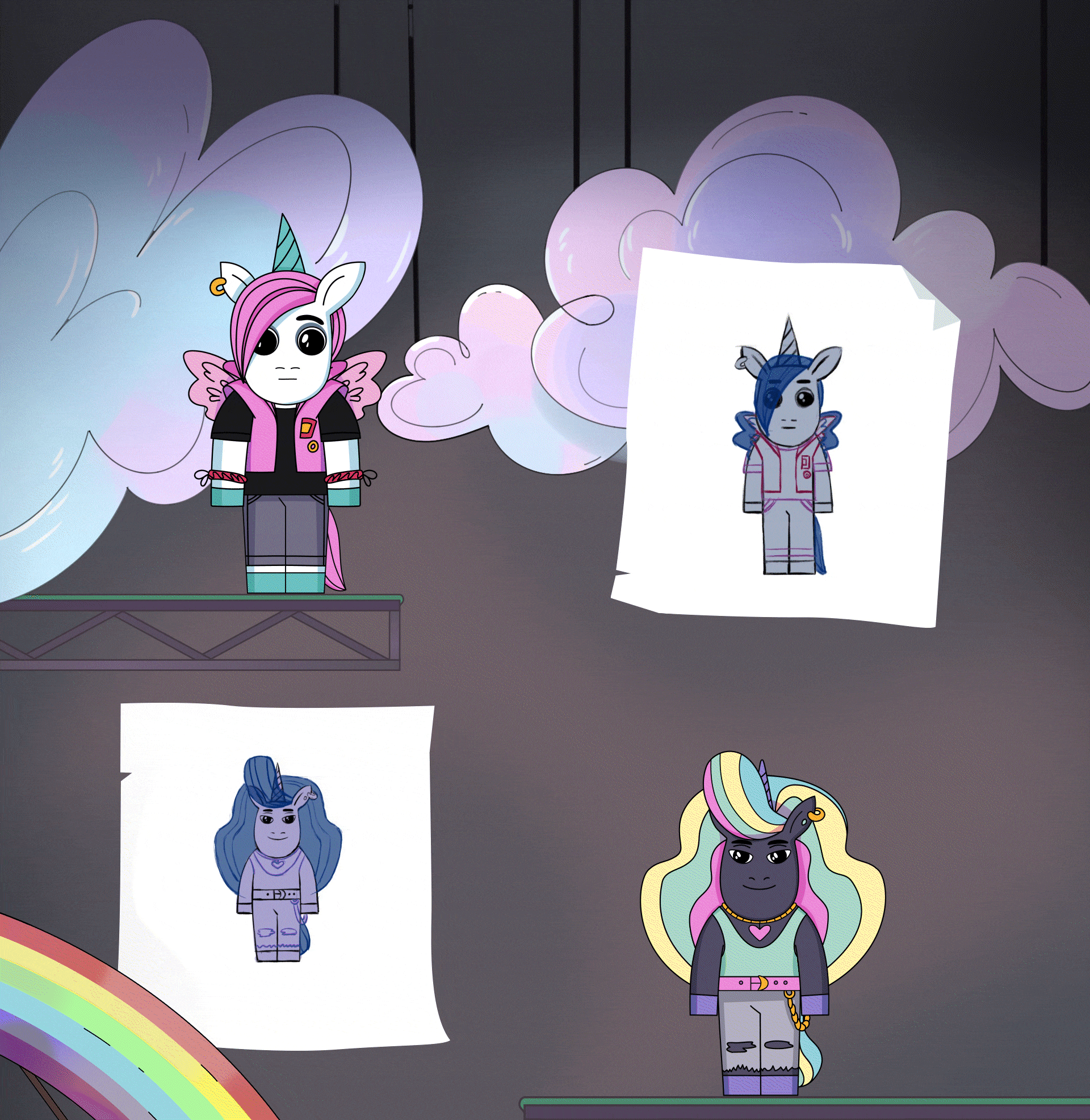 Unicorns Approve — Изображение №8 — Иллюстрация, Анимация на Dprofile
