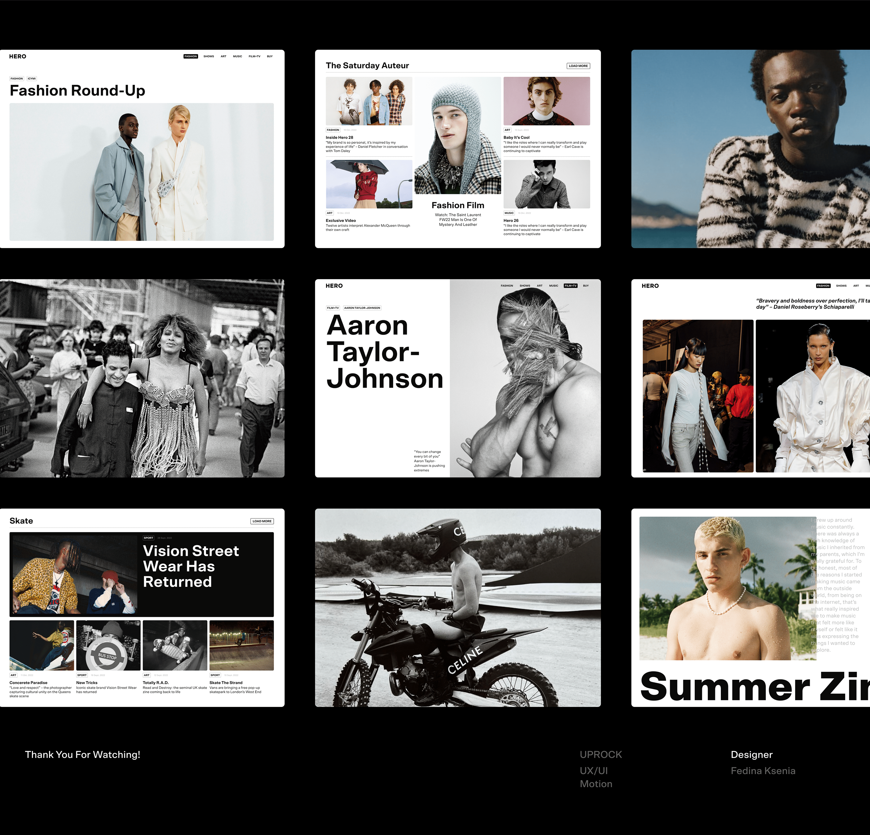 Hero Magazine — redesign concept — Изображение №5 — Интерфейсы, Анимация на Dprofile