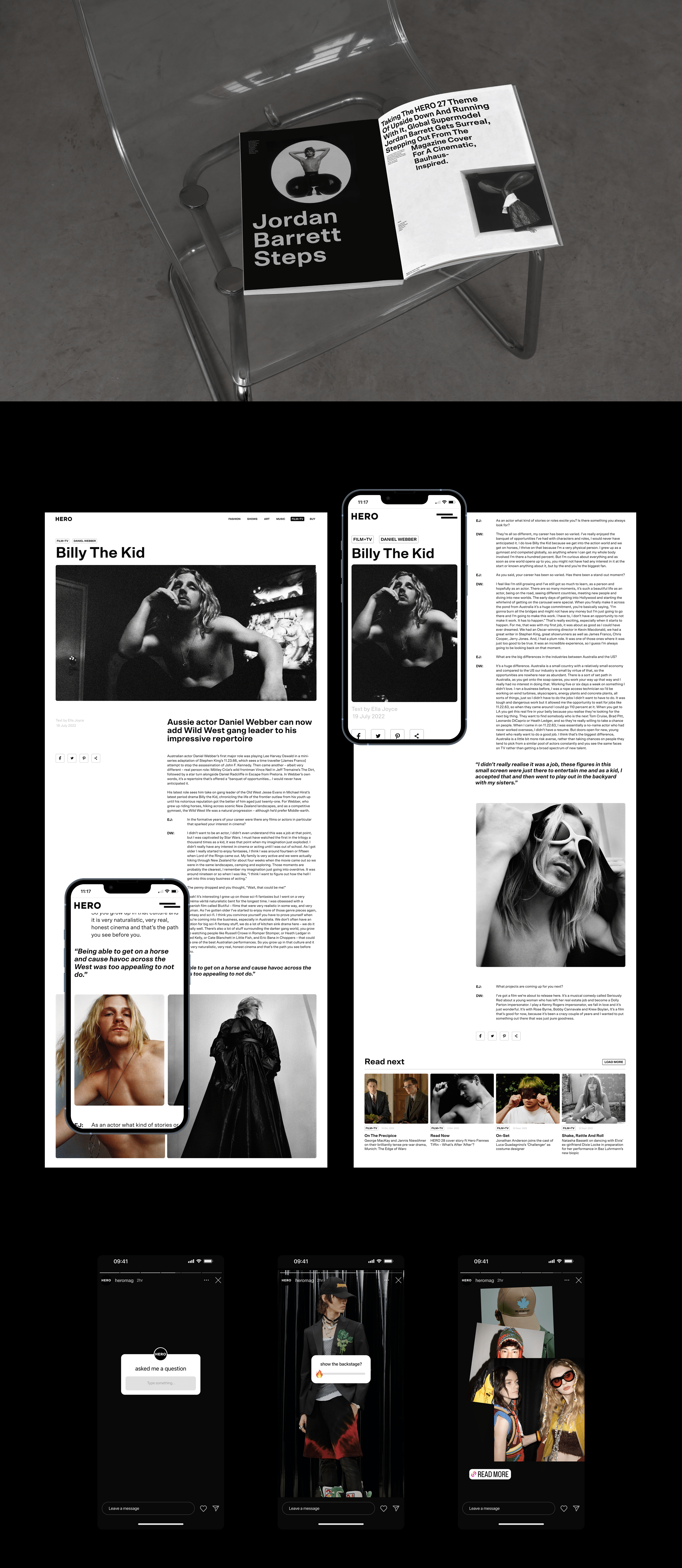 Hero Magazine — redesign concept — Изображение №3 — Интерфейсы, Анимация на Dprofile