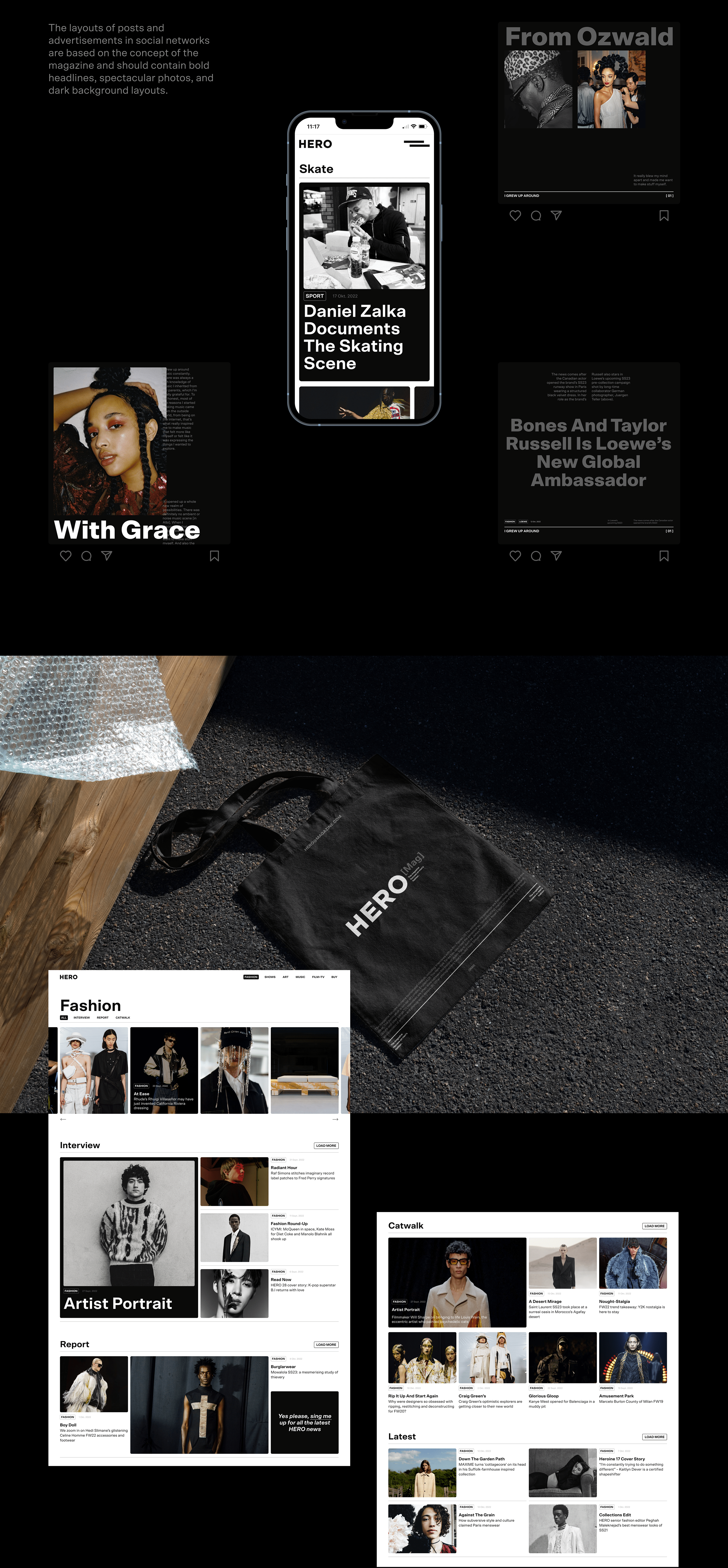 Hero Magazine — redesign concept — Изображение №2 — Интерфейсы, Анимация на Dprofile