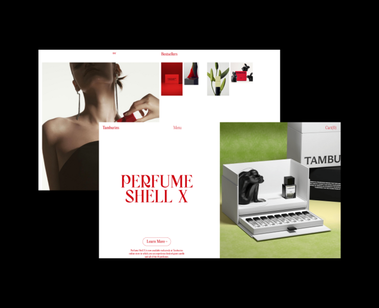 Tamburins / E-commerce redesign на Dprofile