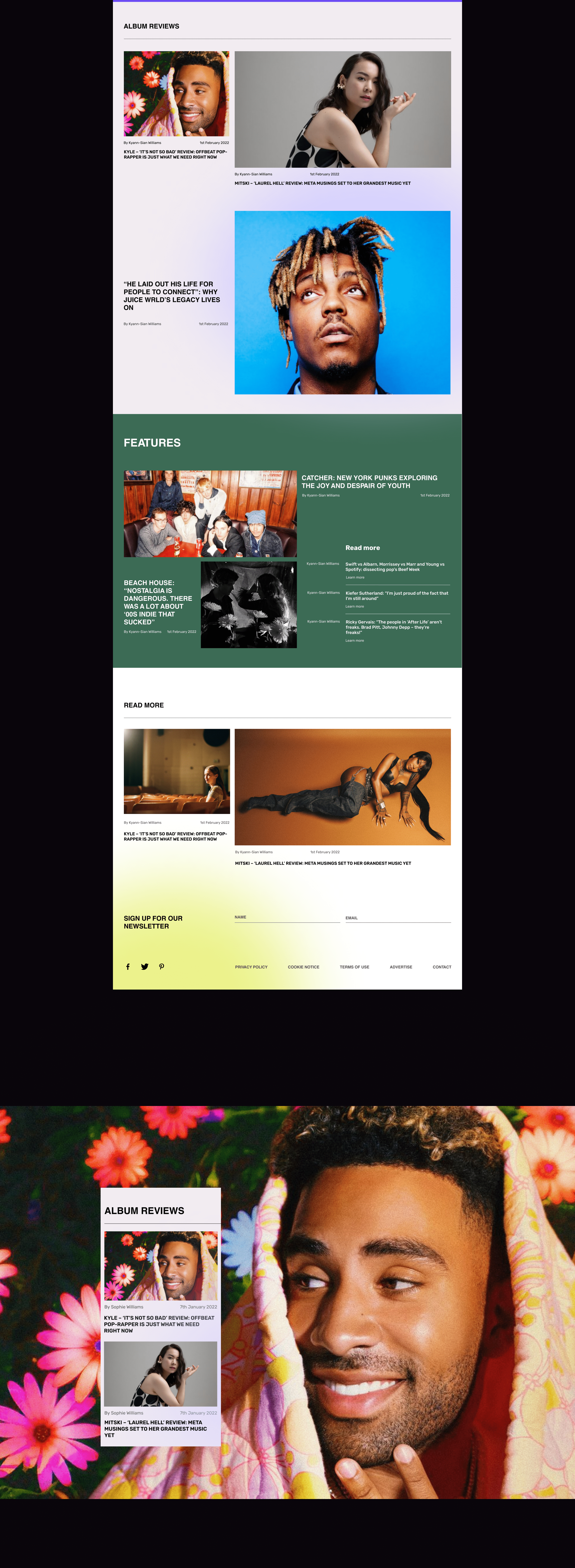 NME redesign — Изображение №2 — Интерфейсы на Dprofile