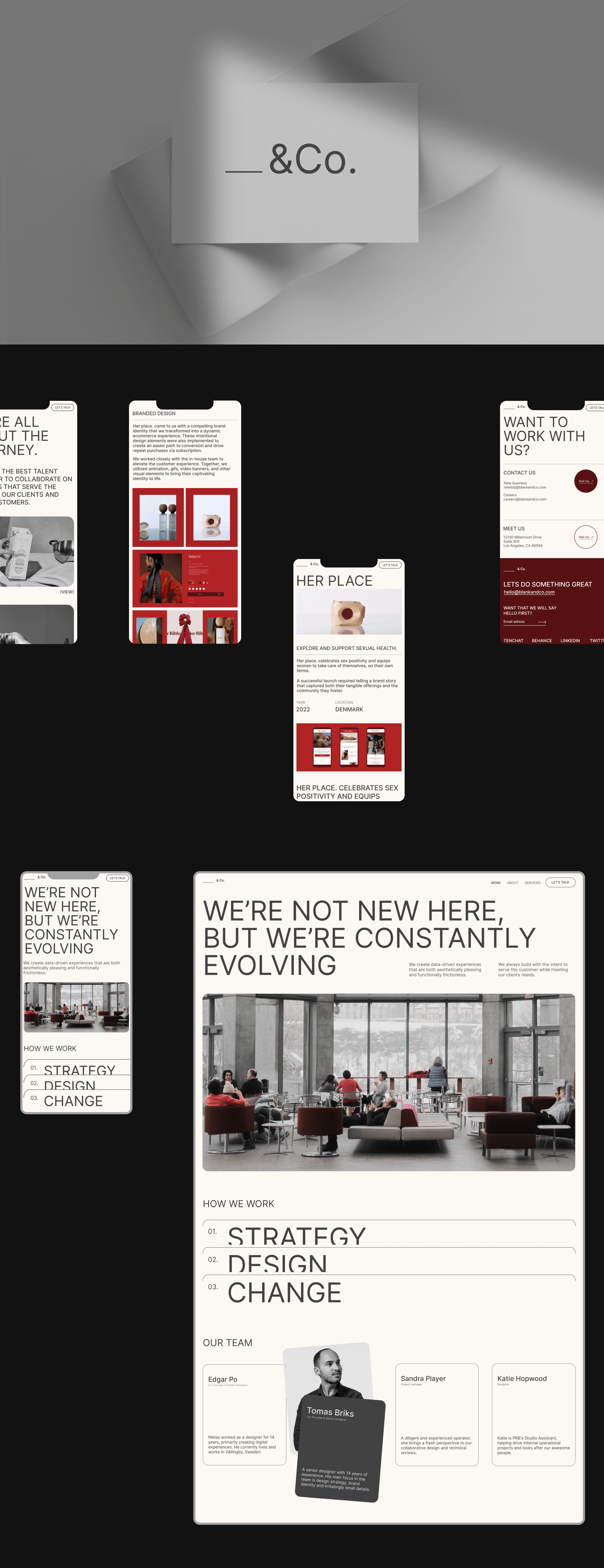 _ &Co agency redesign — Изображение №4 — Интерфейсы на Dprofile