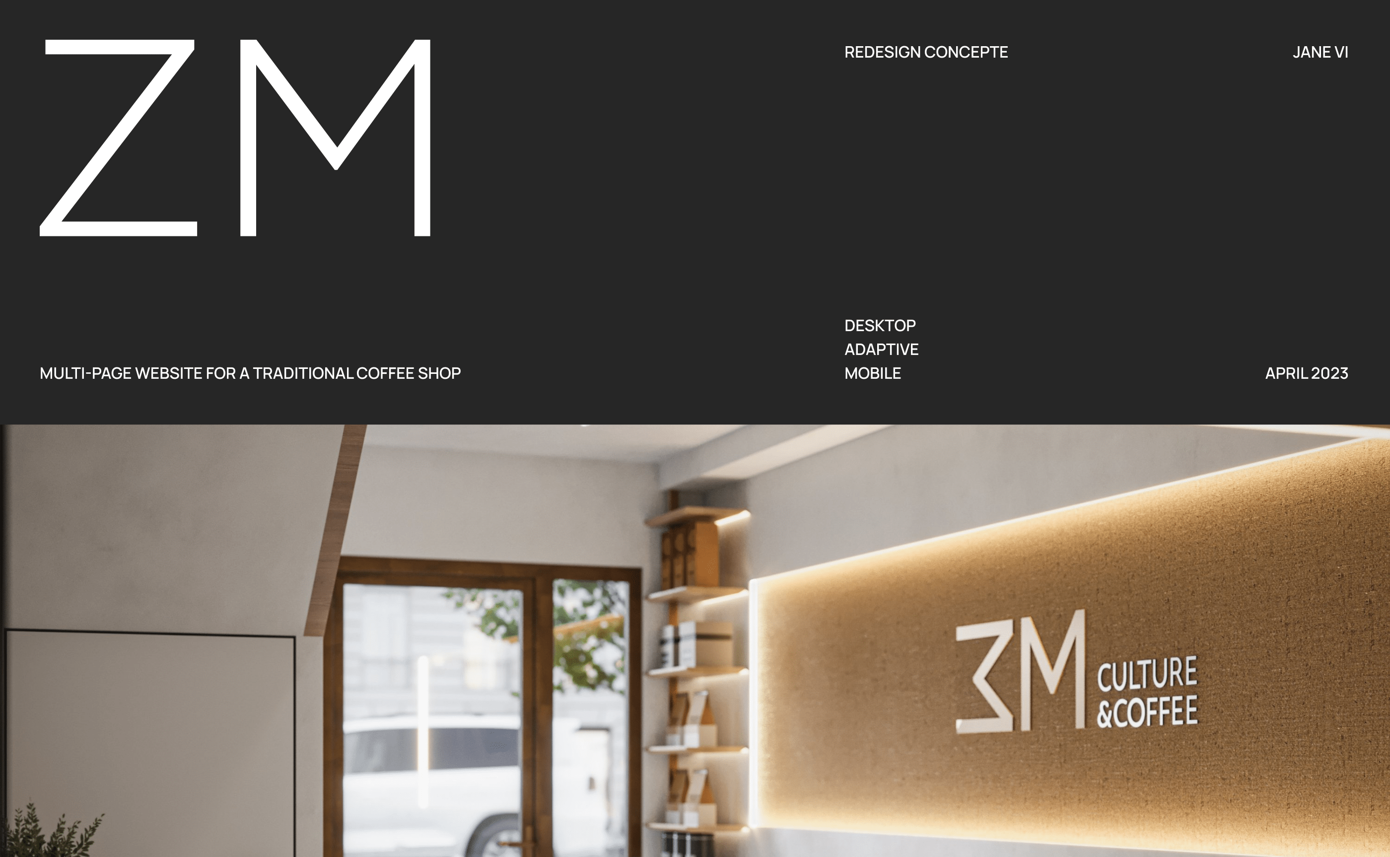 ZM cooffee concepte — Изображение №1 — Интерфейсы на Dprofile