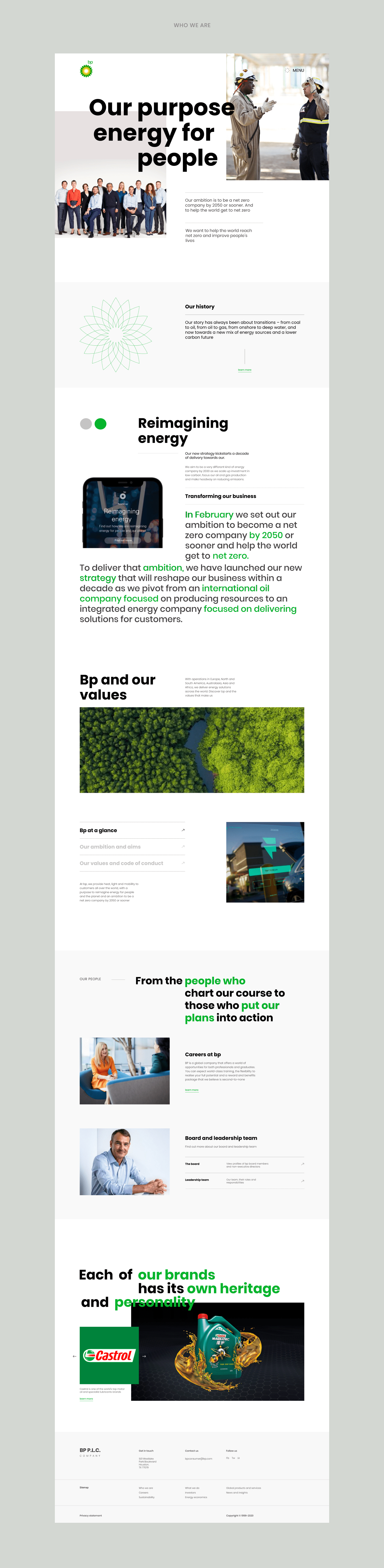 British Petroleum redesign website — Изображение №6 — Интерфейсы, Брендинг на Dprofile