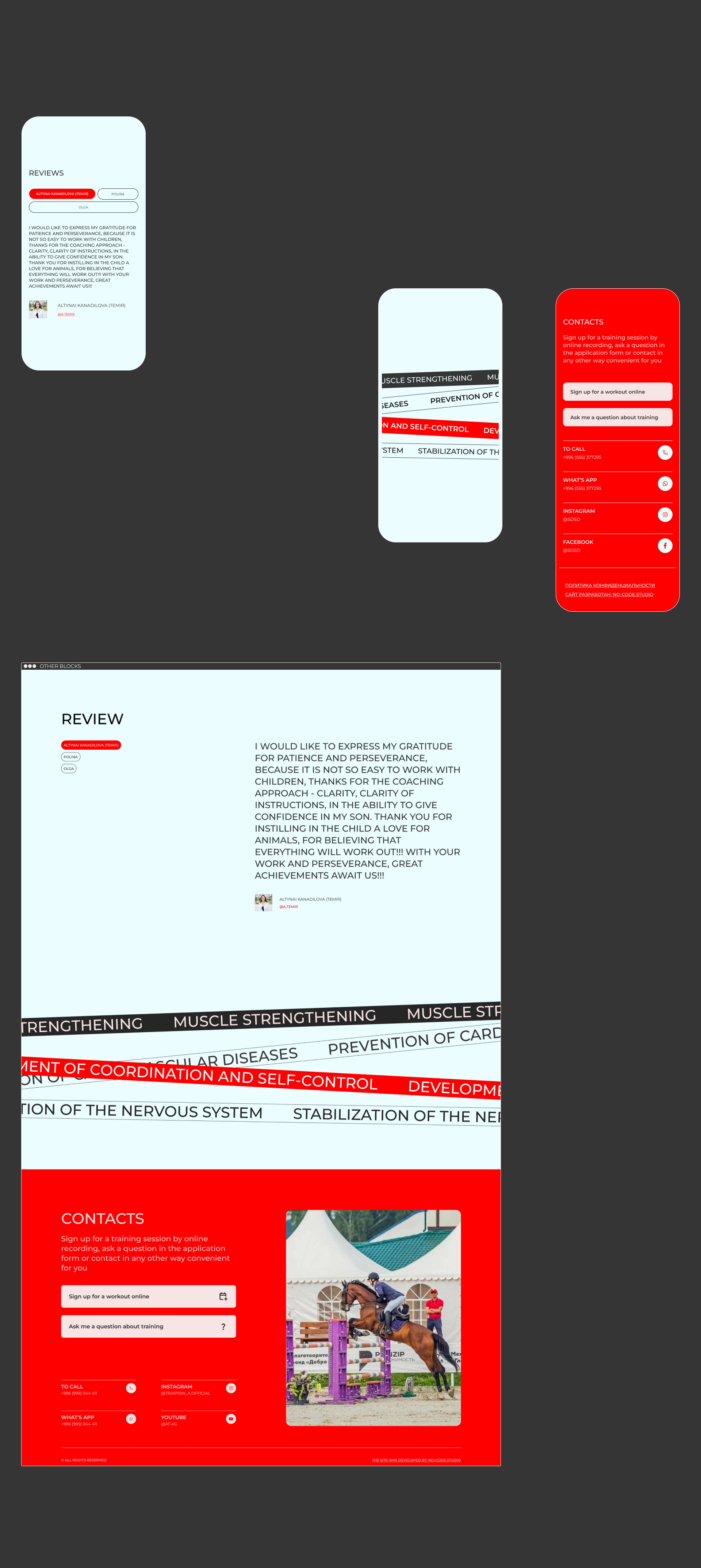 a-t.horse — Изображение №10 — Интерфейсы, Брендинг на Dprofile