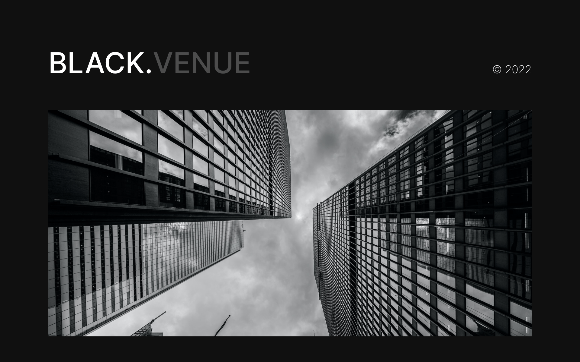 Black.Venue - website — Изображение №1 — Интерфейсы на Dprofile